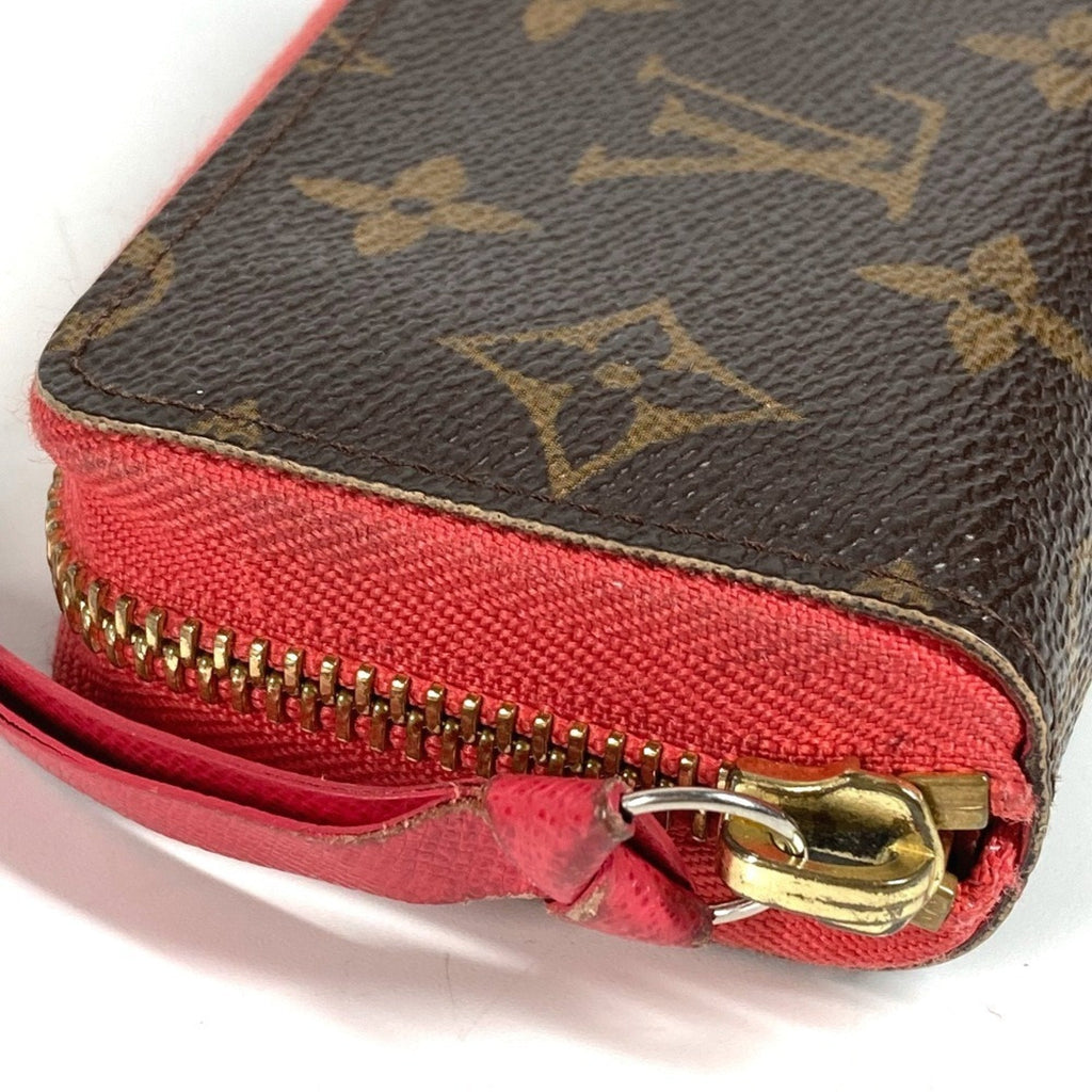 Louis Vuitton Brown Monogram Pink Poppy Petal Monogram Card Wallet (Pre-Owned)