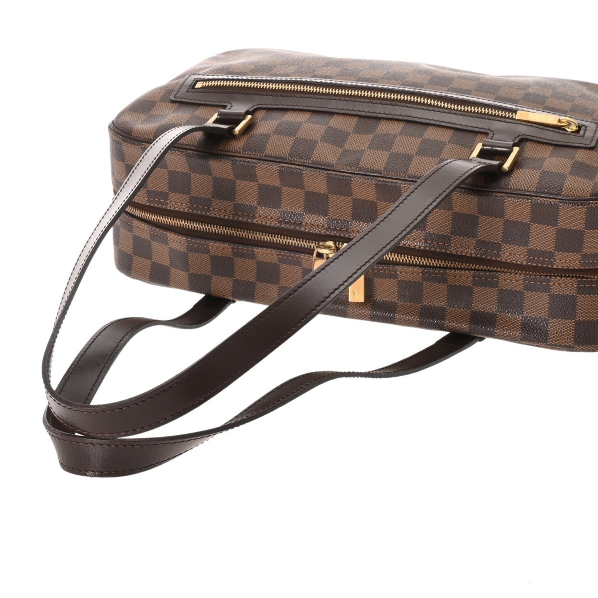 Louis Vuitton Damier Brown Damier Canvas Damier Canvas Shoulder Bag (Pre-Owned)