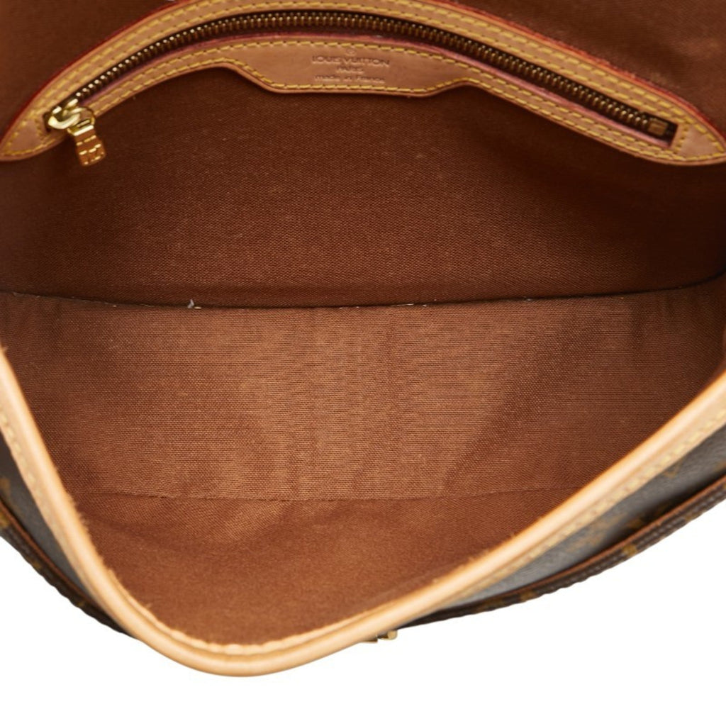 Louis Vuitton Monogram Brown Pvc Leather Shoulder Bag (Pre-Owned)