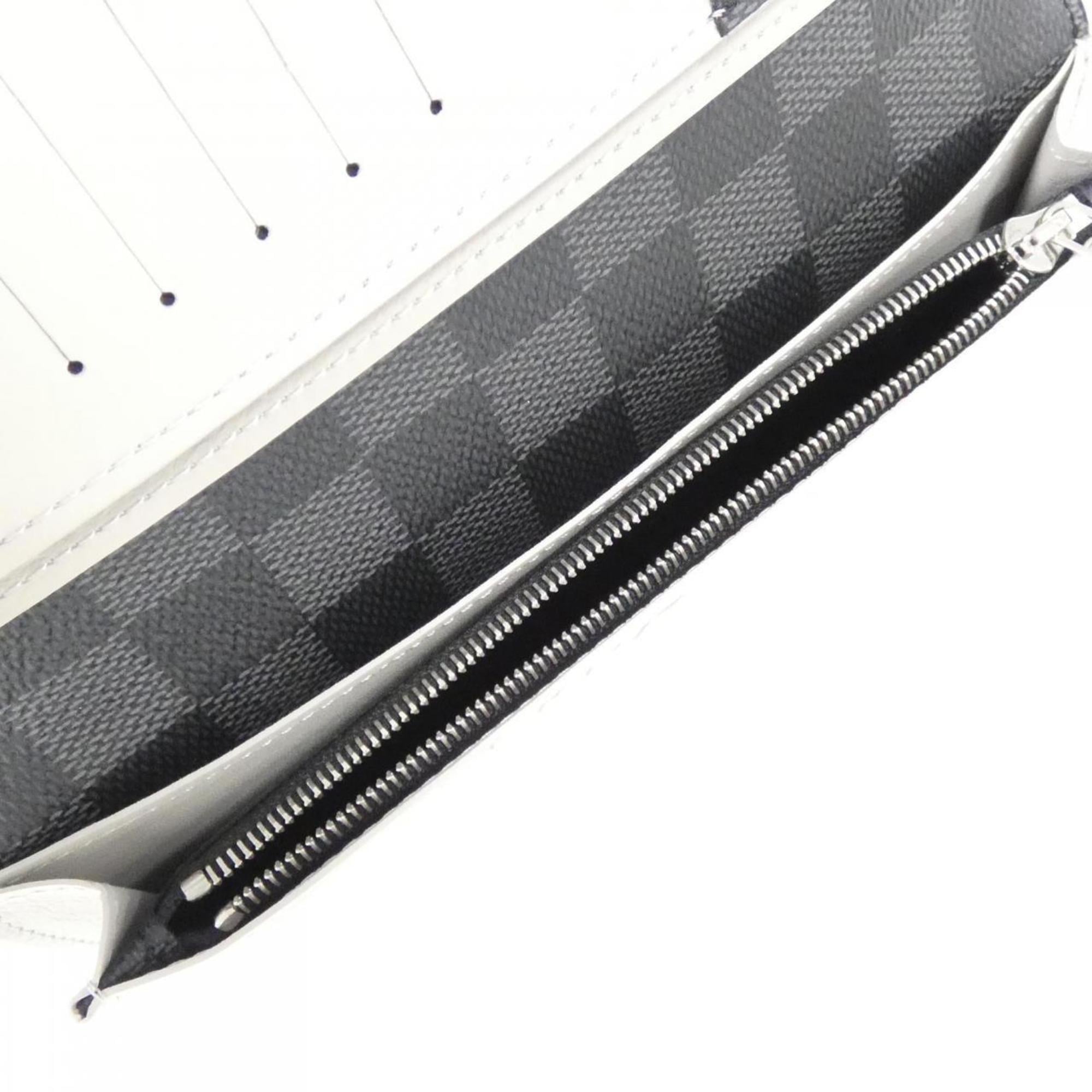 Louis Vuitton Damier Graphite Damier Graphite Gray Taupe Damier Graphite Long Wallet (Bi-Fold) (Pre-Owned)