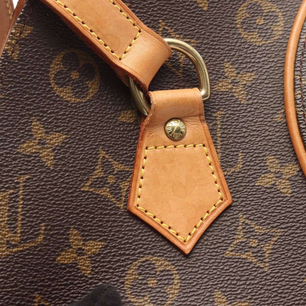Louis Vuitton Brown Coated Canvas Leather Shoulder Bag (Pre-Owned)