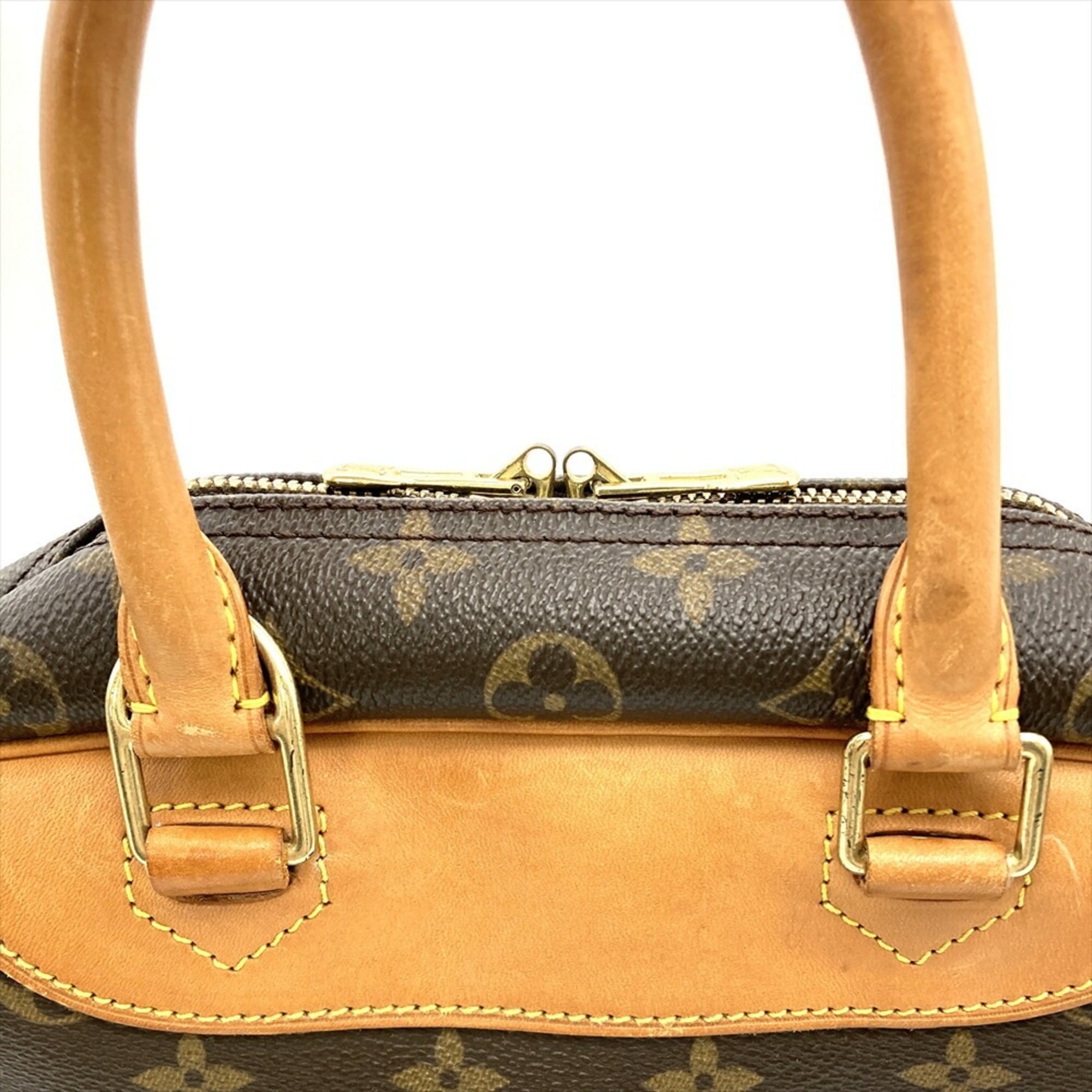 Louis Vuitton Brown Monogram Canvas Handbag (Pre-Owned)