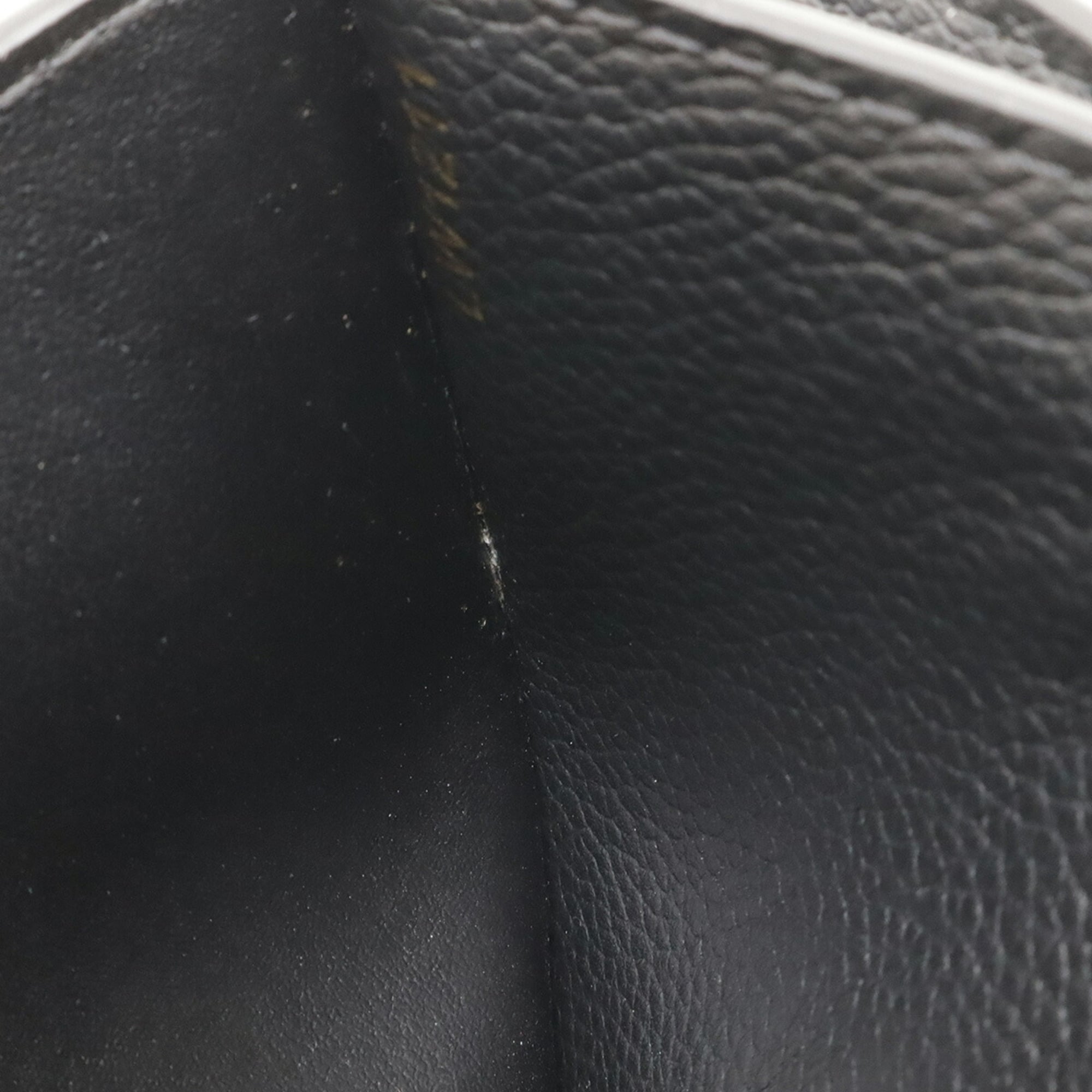 Louis Vuitton Black Noir Monogram Empreinte Leather Wallet (Tri-Fold) (Pre-Owned)