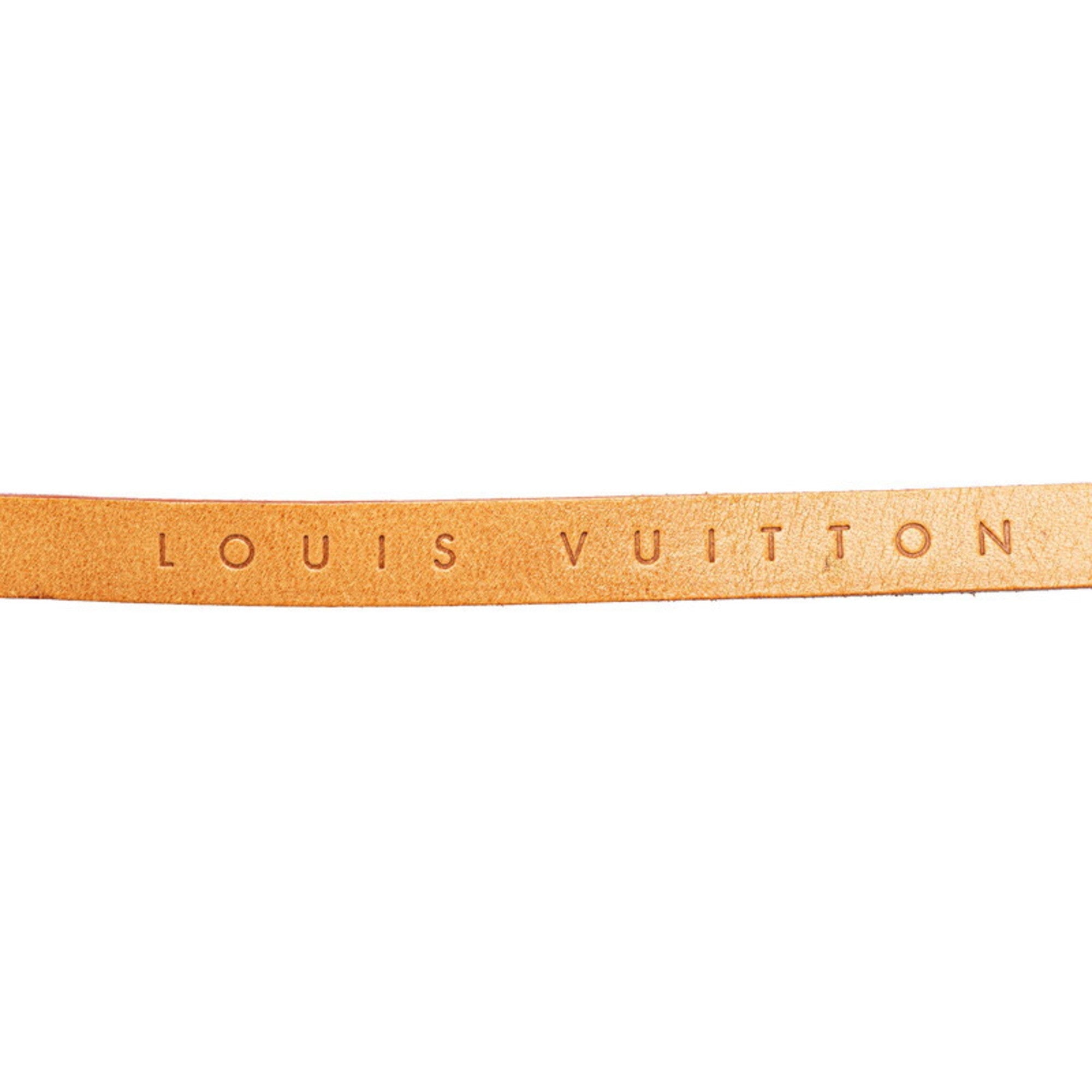 Louis Vuitton Brown Pvc Leather Pochette Sling Bag (Pre-Owned)