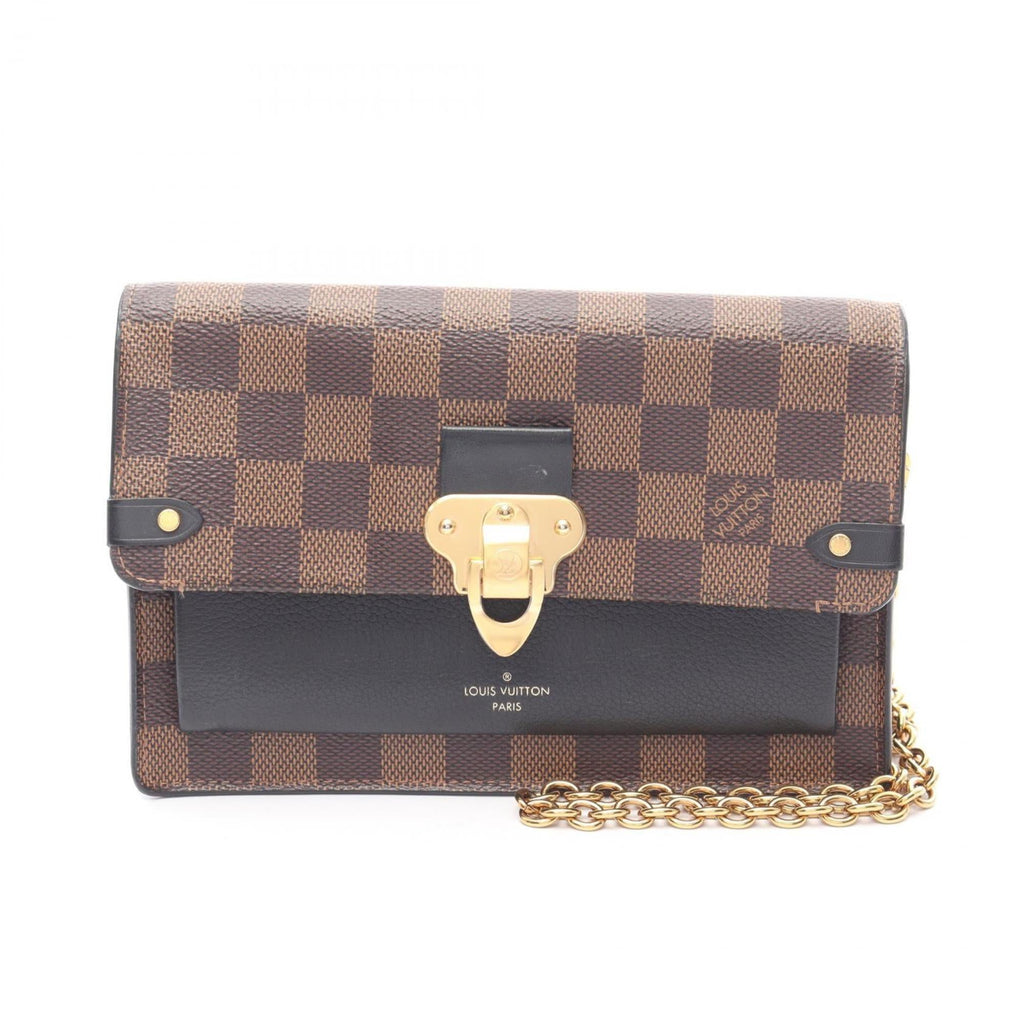 Louis Vuitton Brown Ebene Coated Canvas Shoulder Bag (Pre-Owned)