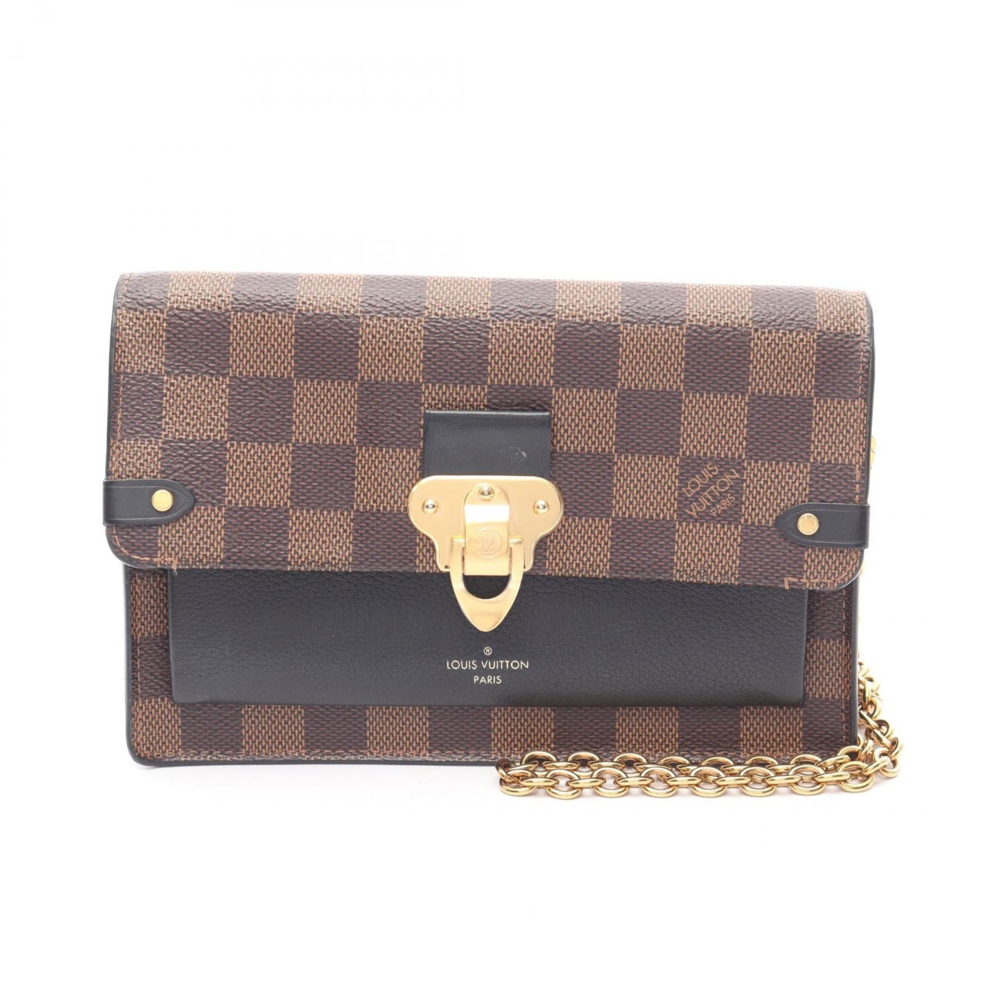 Louis Vuitton Brown Ebene Coated Canvas Shoulder Bag (Pre-Owned)