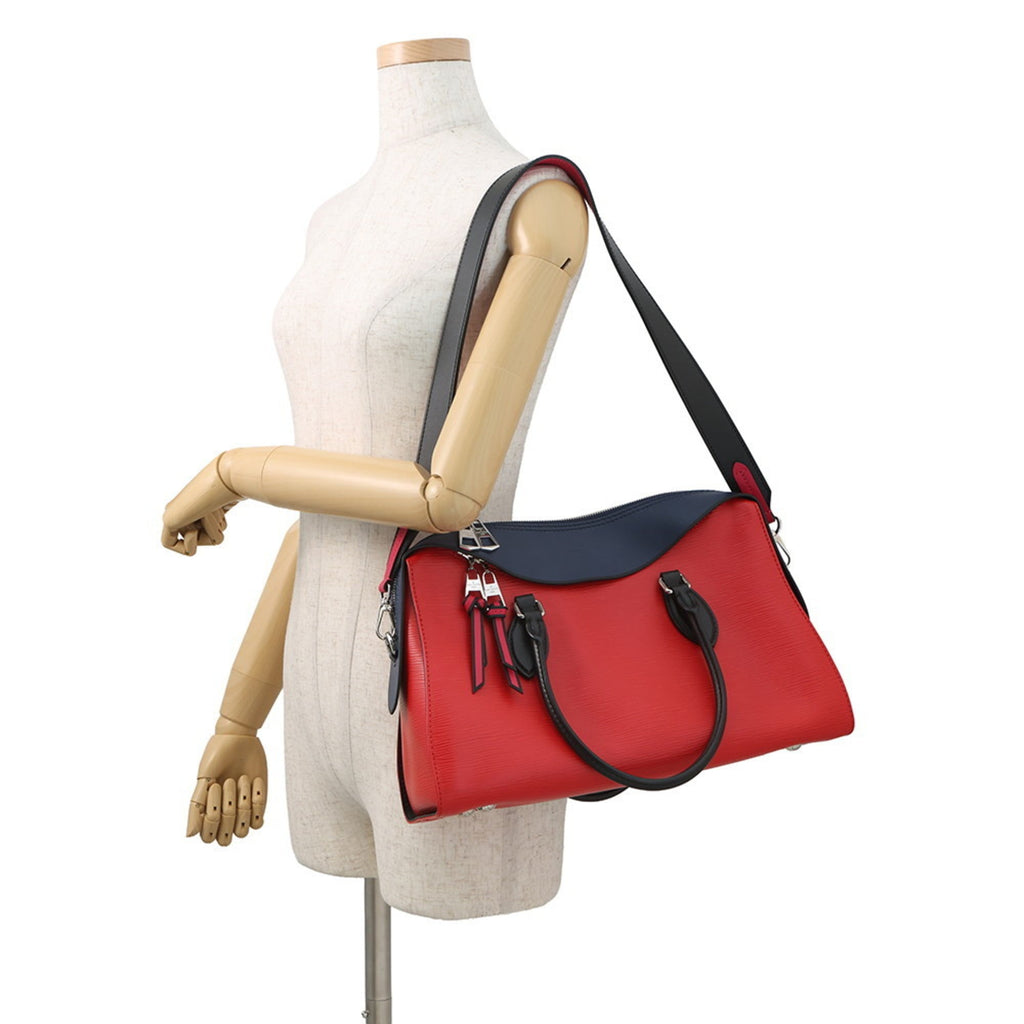 Louis Vuitton Red Color Epi Leather Handbag (Pre-Owned)