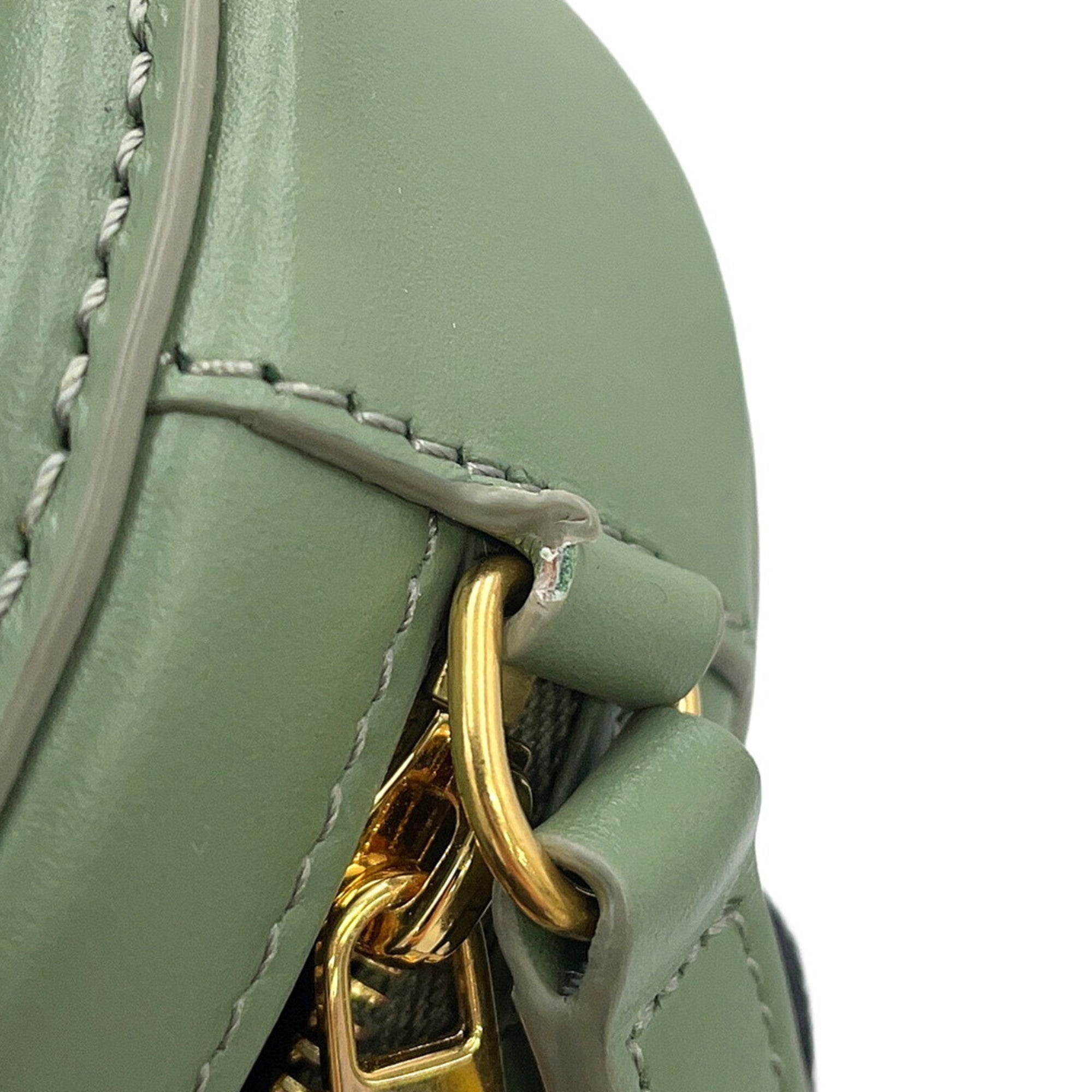 Triomphe Oval Crossbody Bag Leather