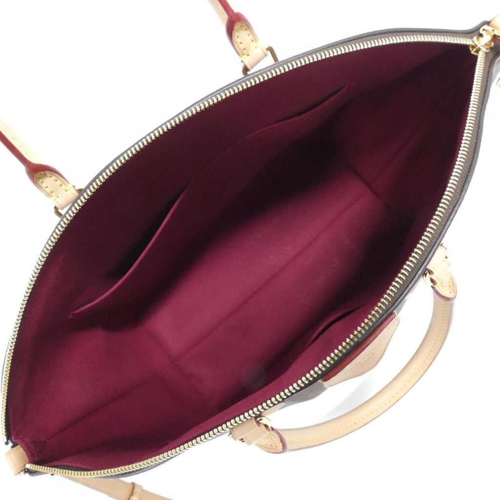 Louis Vuitton Marron Coated Canvas Handbag (Pre-Owned)