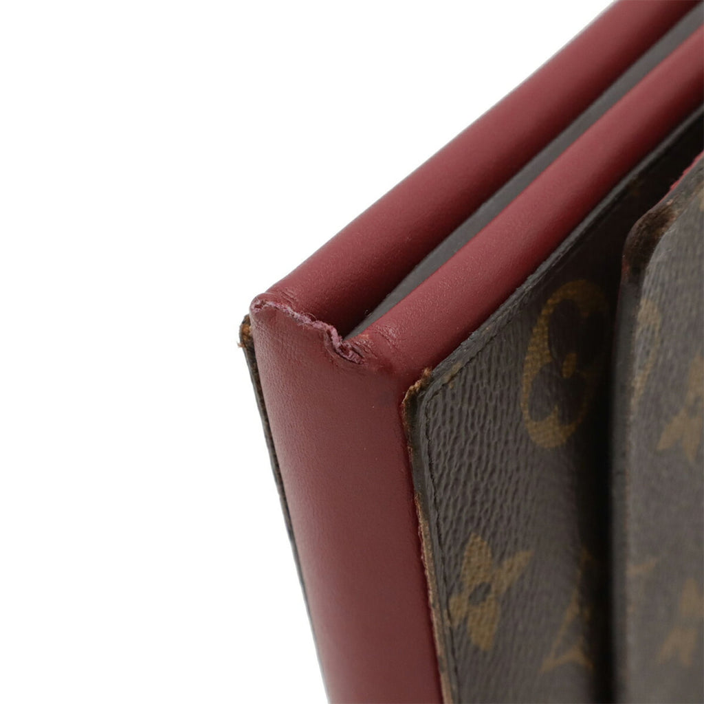 Louis Vuitton Monogram Fuchsia Monogram Long Wallet (Bi-Fold) (Pre-Owned)