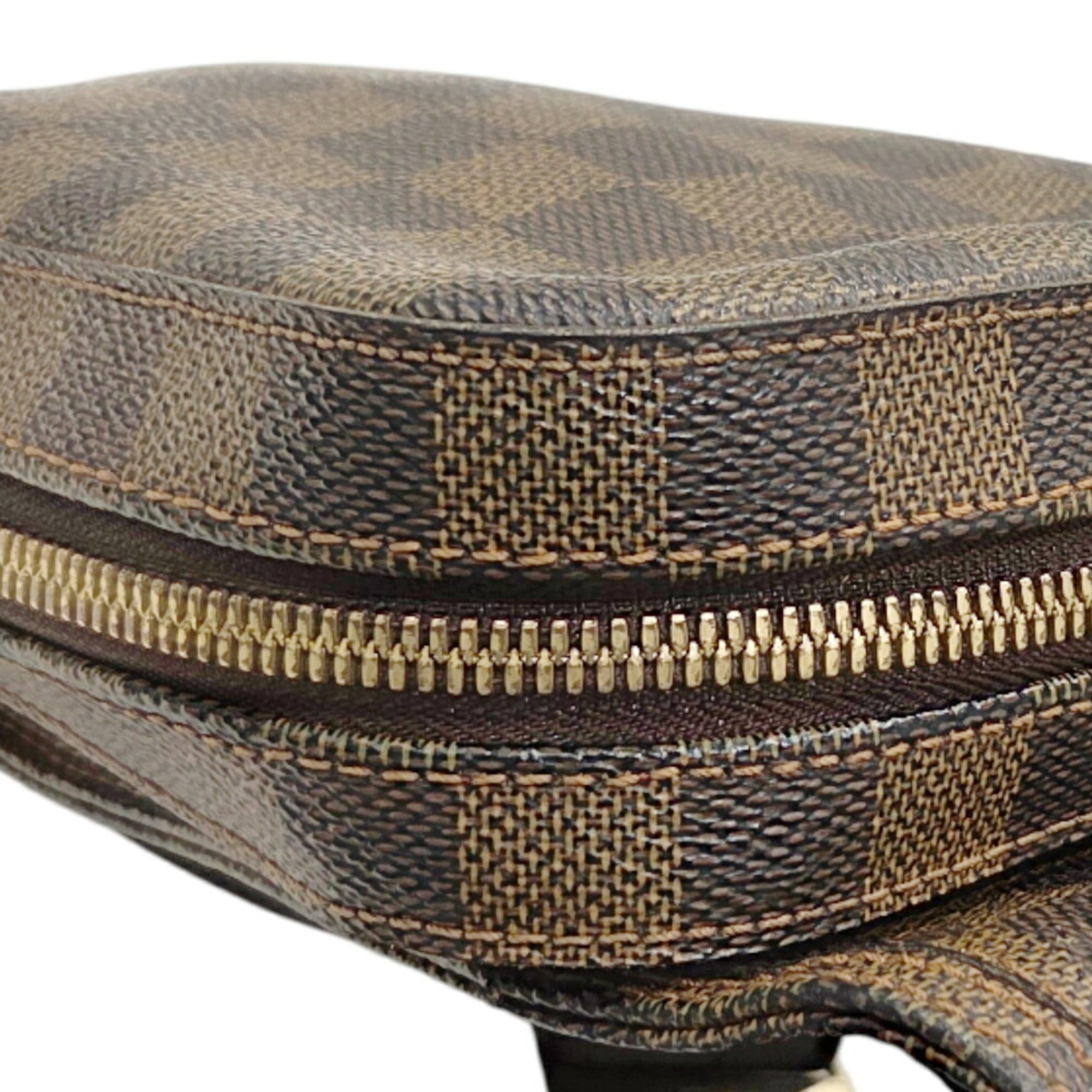 Louis Vuitton Brown Damier Canvas Shoulder Bag Sling Bag (Pre-Owned)
