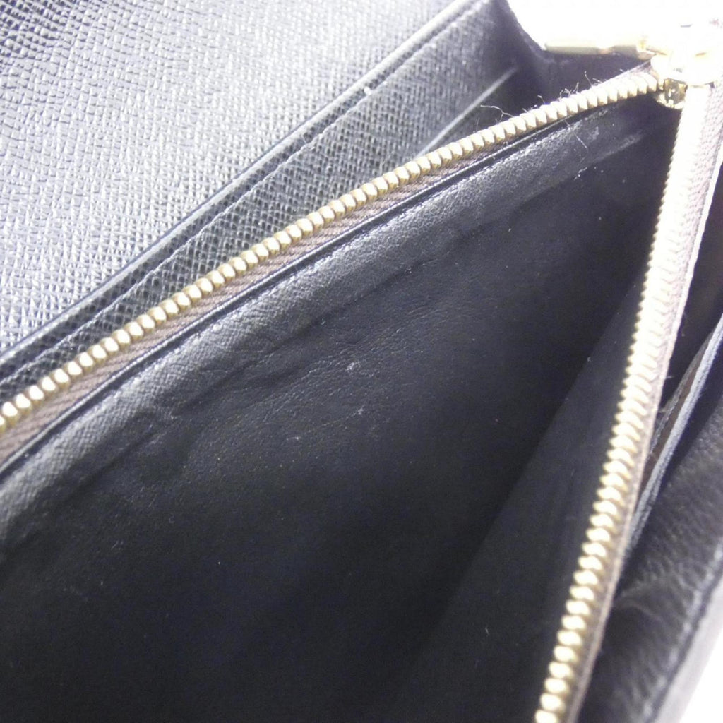 Louis Vuitton Brown Coated Canvas Long Wallet (Bi-Fold) (Pre-Owned)