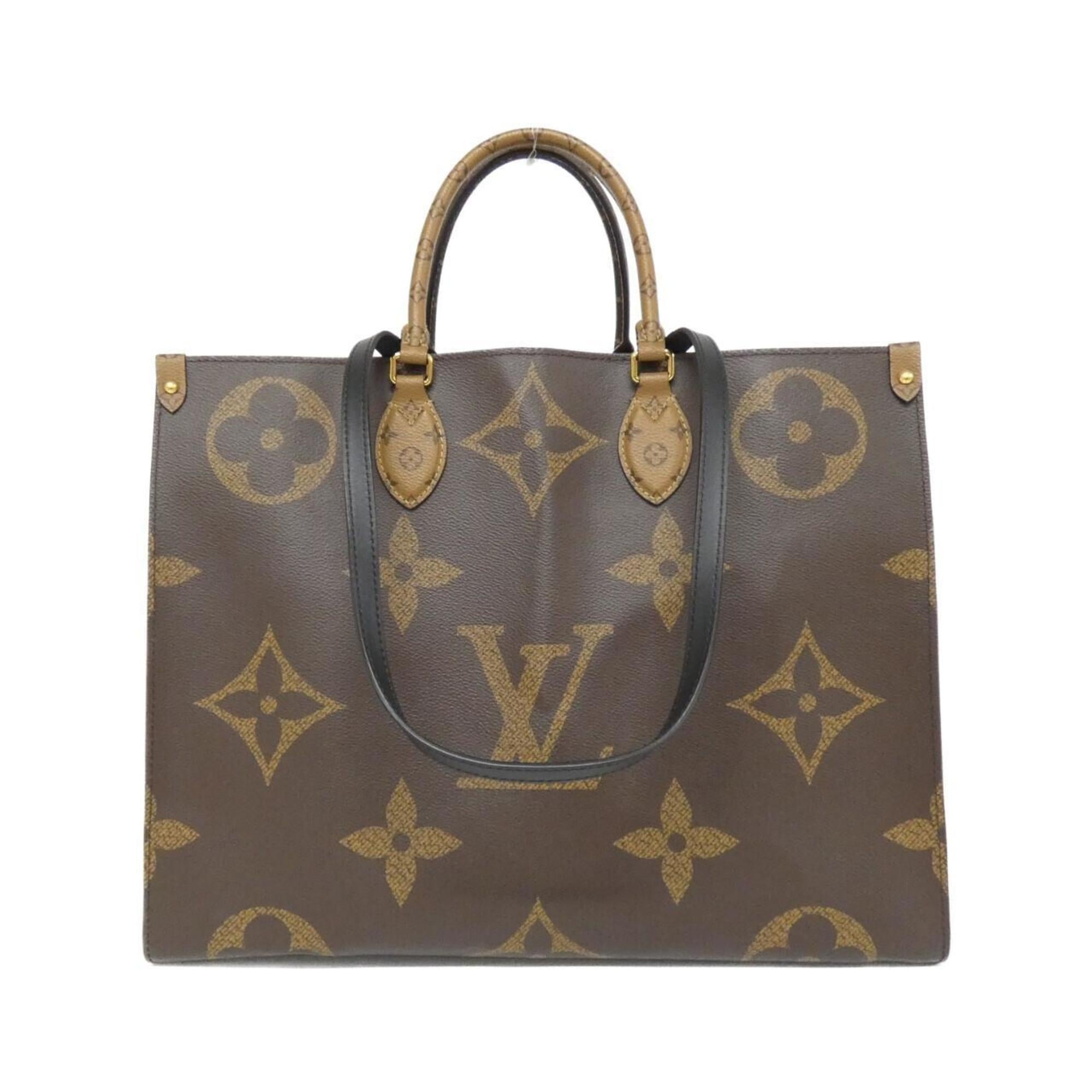 Louis Vuitton Marron Coated Canvas Handbag (Pre-Owned)