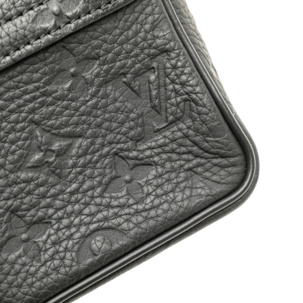 Louis Vuitton Taurillon Black Leather Handbag Shoulder Bag (Pre-Owned)