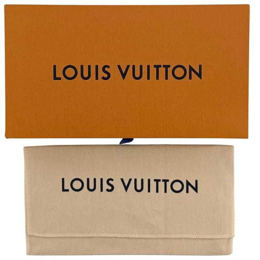Louis Vuitton Damier Azur Gray White Damier Azur Long Wallet (Bi-Fold) (Pre-Owned)