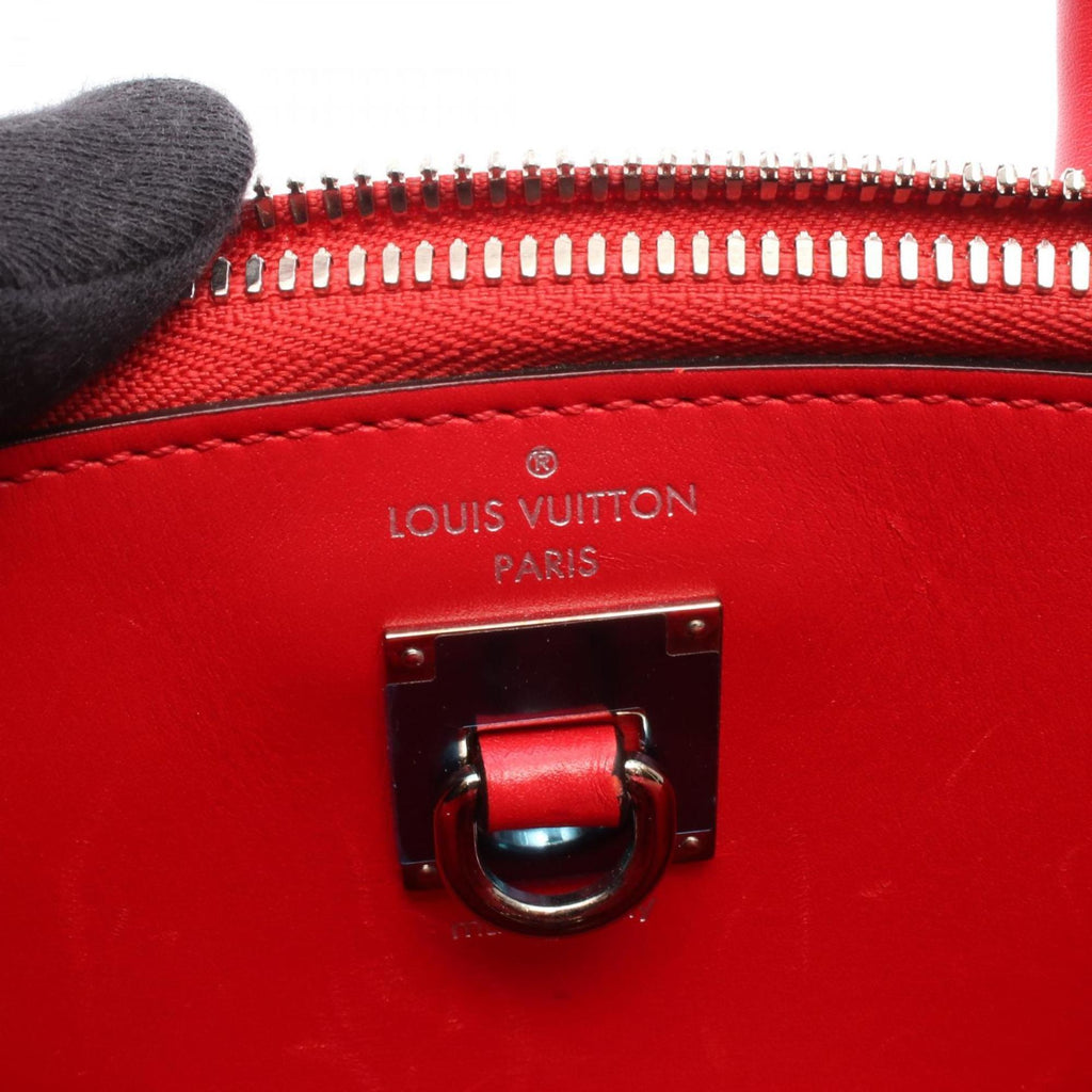 Louis Vuitton Red Color Rouge Leather Handbag (Pre-Owned)