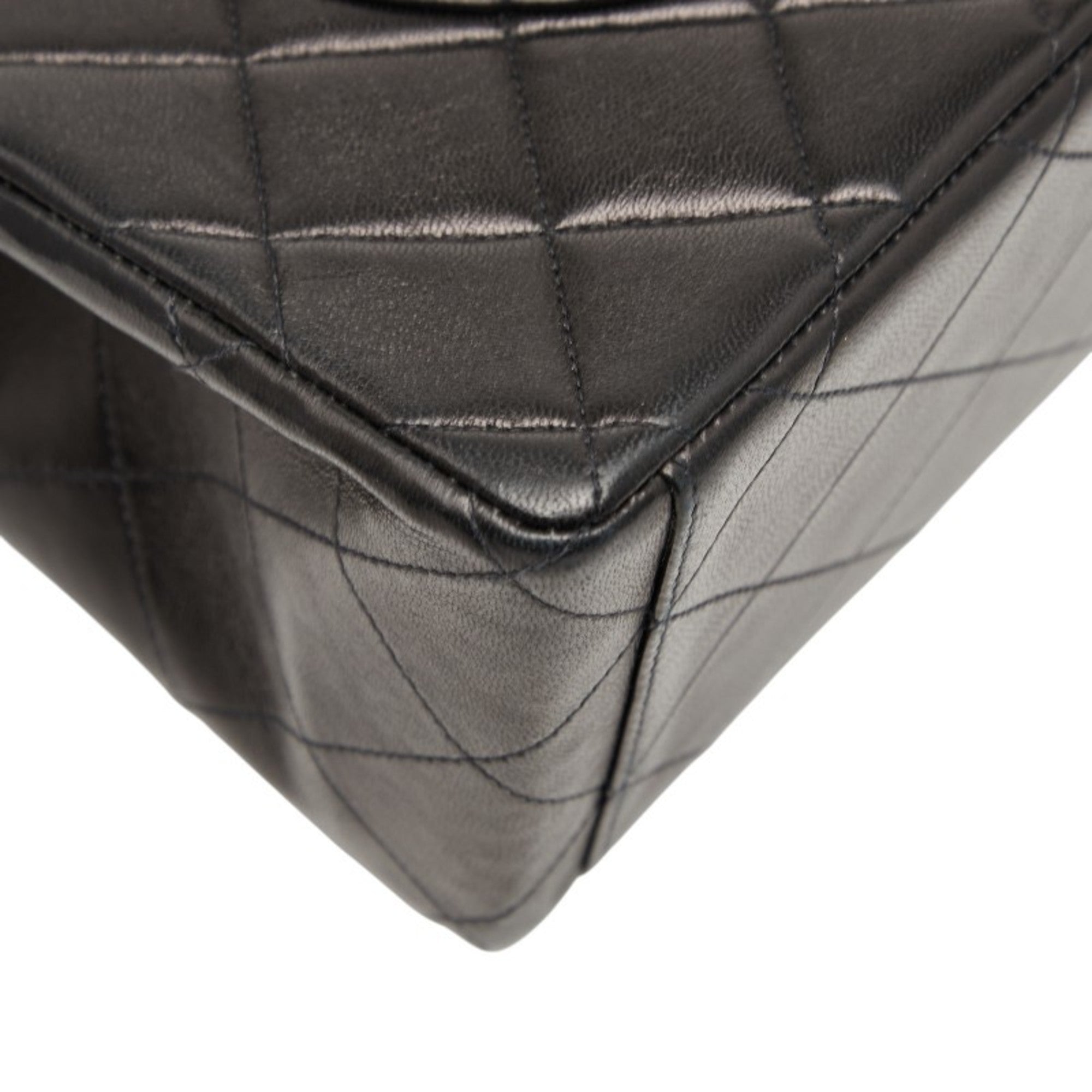 Vintage Classic Single Flap Bag Quilted Lambskin Maxi