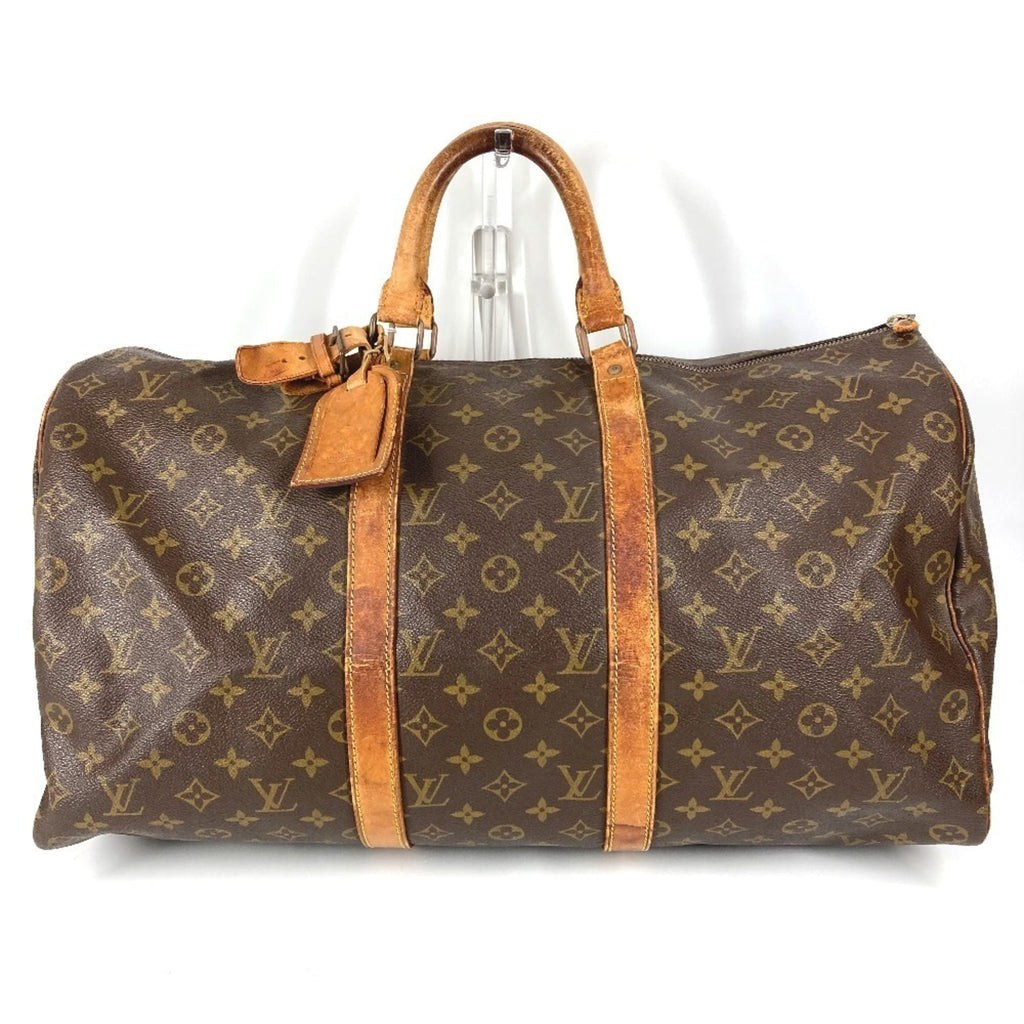 Louis Vuitton Brown Monogram Monogram Boston Bag Handbag (Pre-Owned)