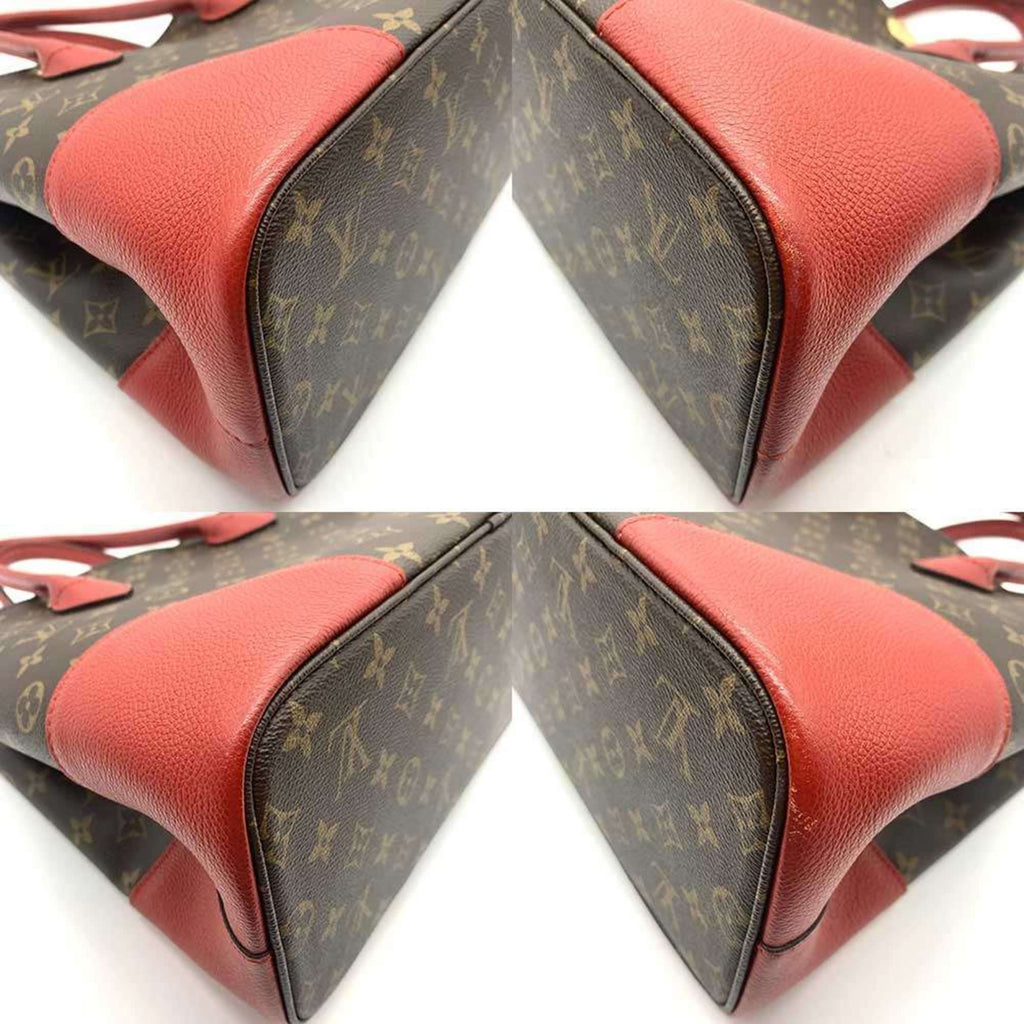 Louis Vuitton Monogram Cerise Red Color Monogram Tote Bag (Pre-Owned)