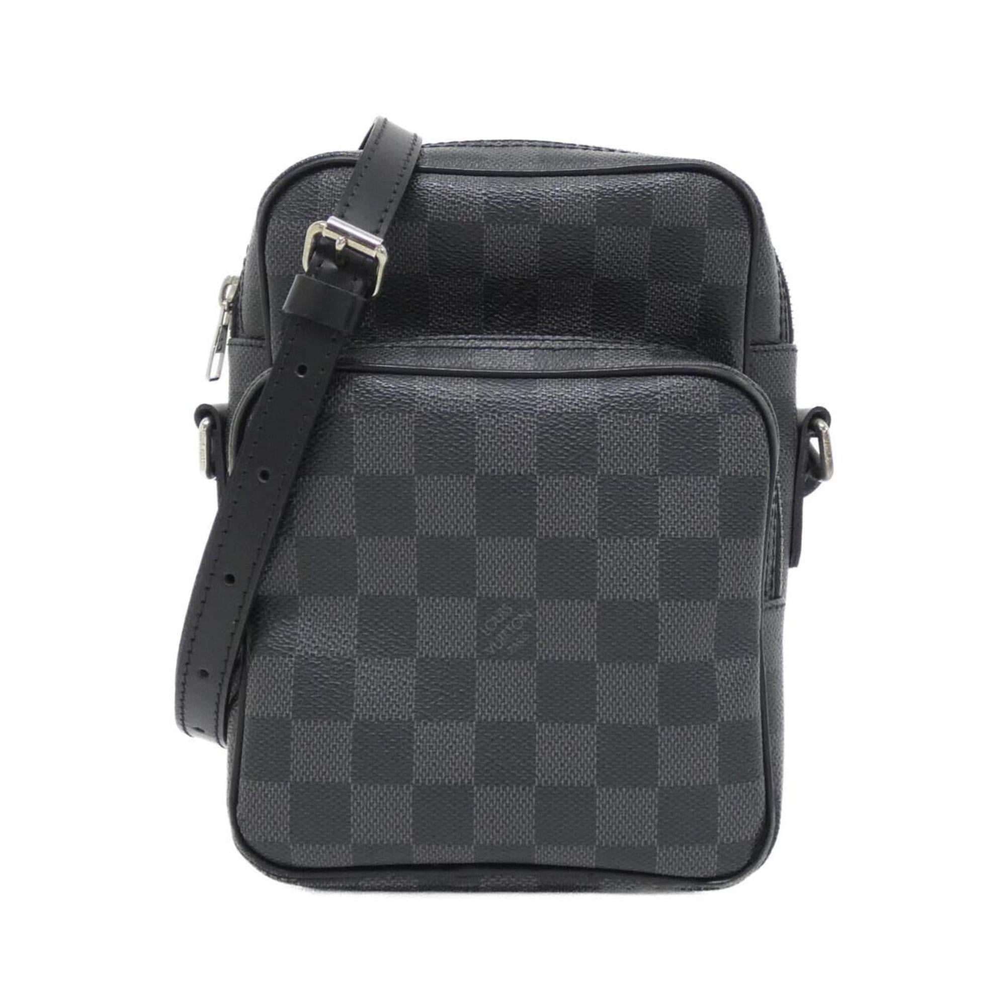 Louis Vuitton Graphite Coated Canvas Shoulder Bag (Pre-Owned)