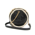 En Vogue Round Bag Crumpled Calfskin Small