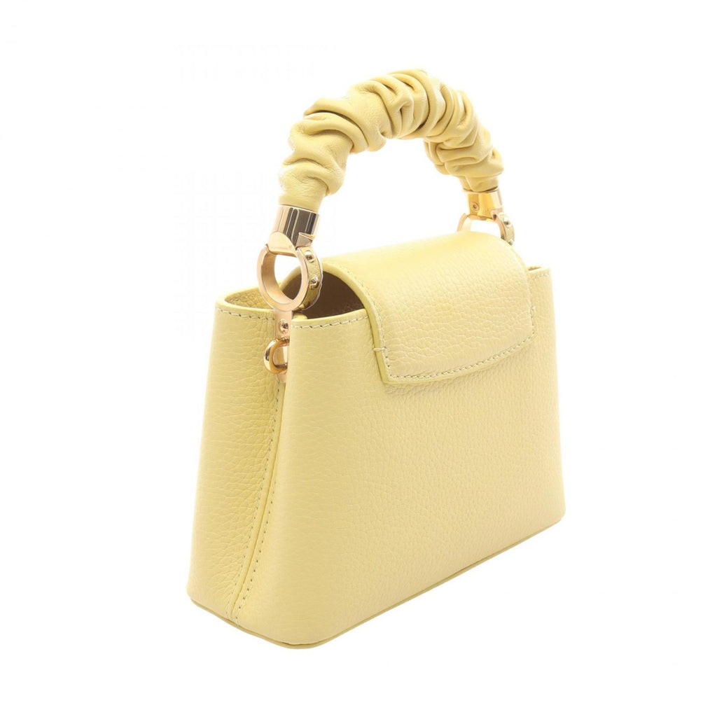 Louis Vuitton Yellow Leather Handbag (Pre-Owned)