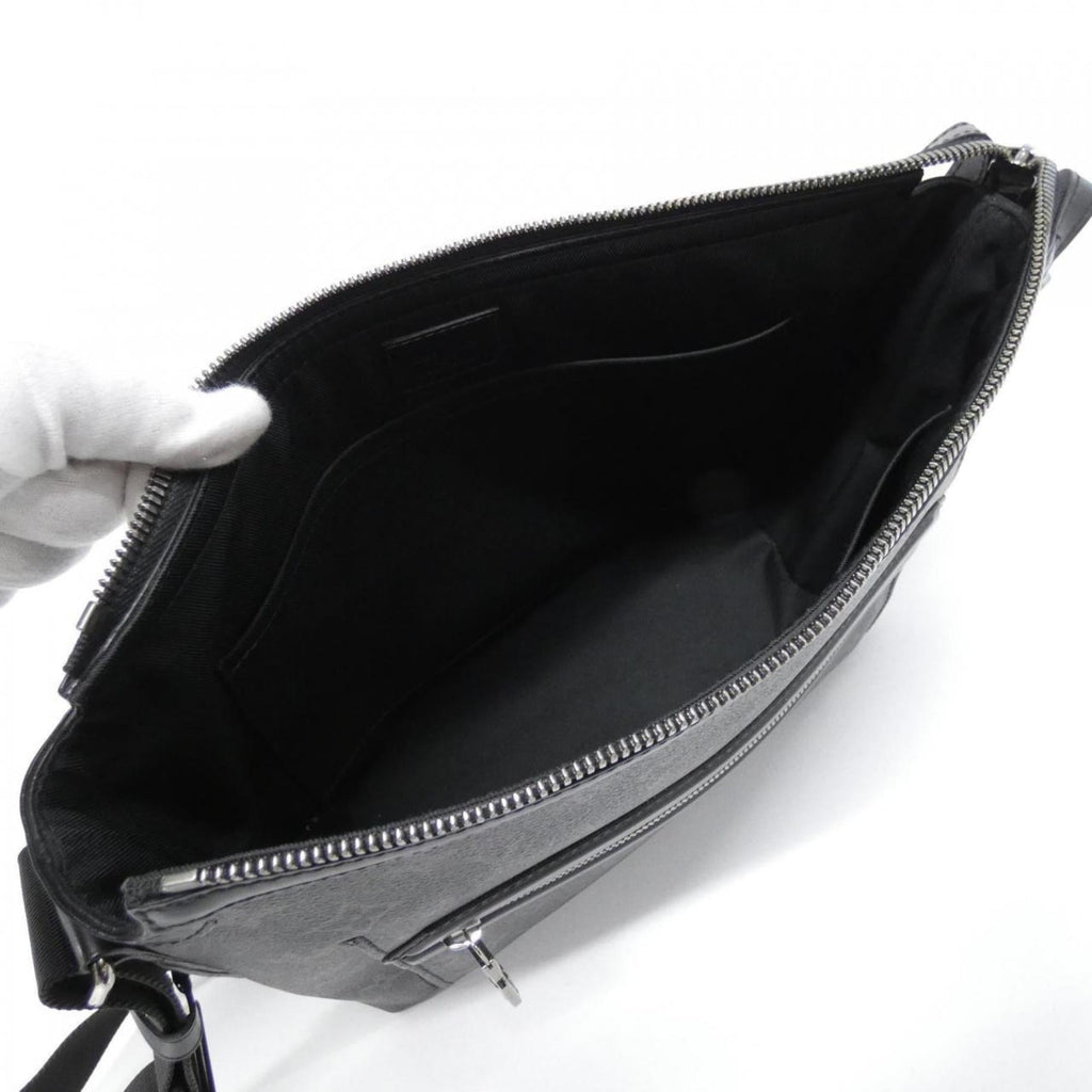 Louis Vuitton Black Coated Canvas Shoulder Bag (Pre-Owned)