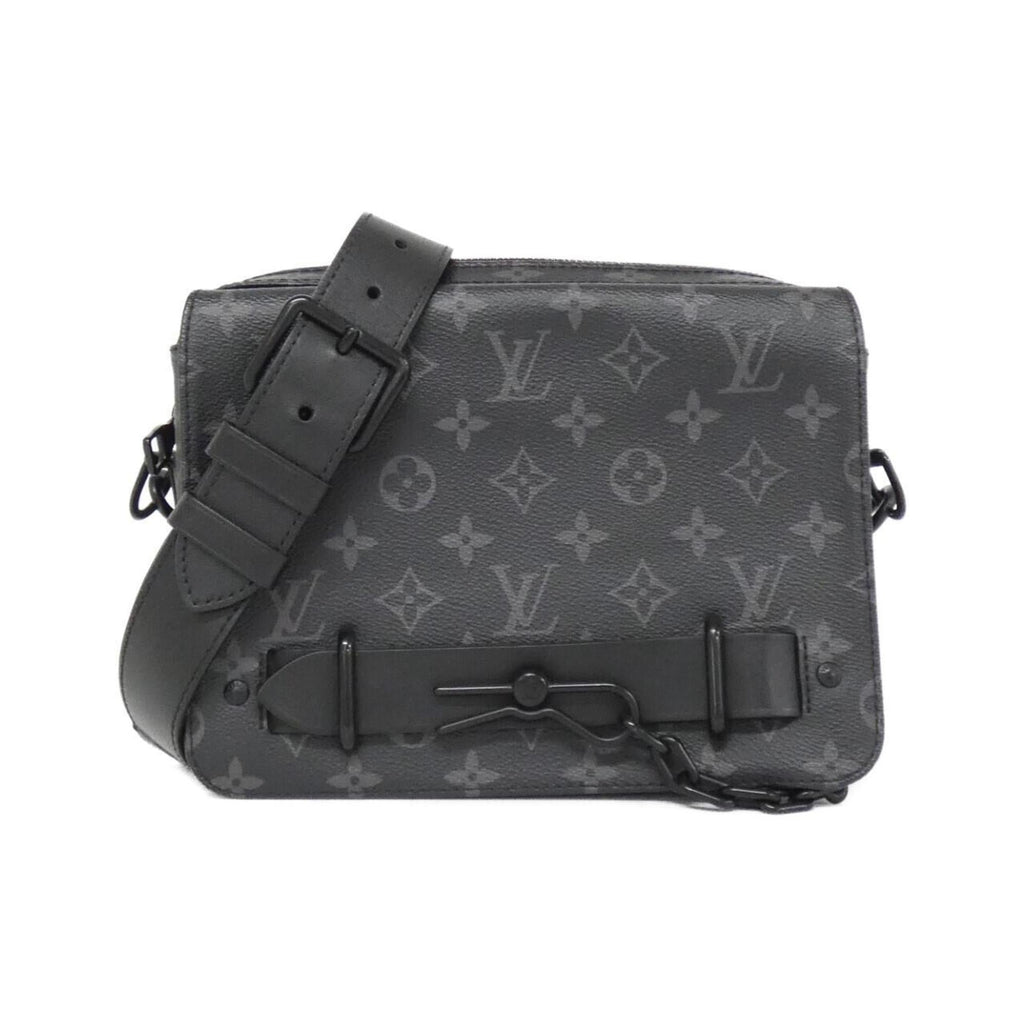 Louis Vuitton Black Coated Canvas Shoulder Bag (Pre-Owned)