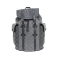 Louis Vuitton Black Coated Canvas Backpack (Pre-Owned)