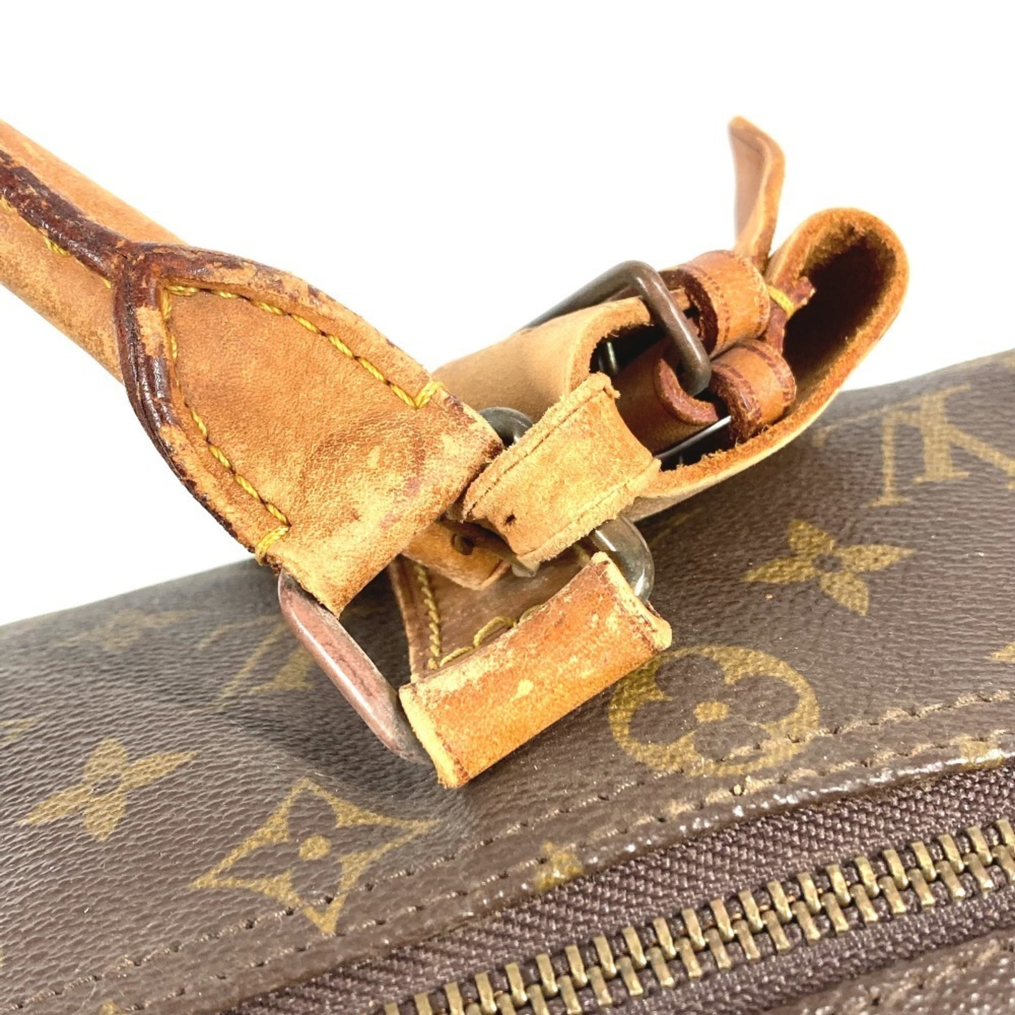 Louis Vuitton Brown Monogram Monogram Boston Bag Handbag (Pre-Owned)