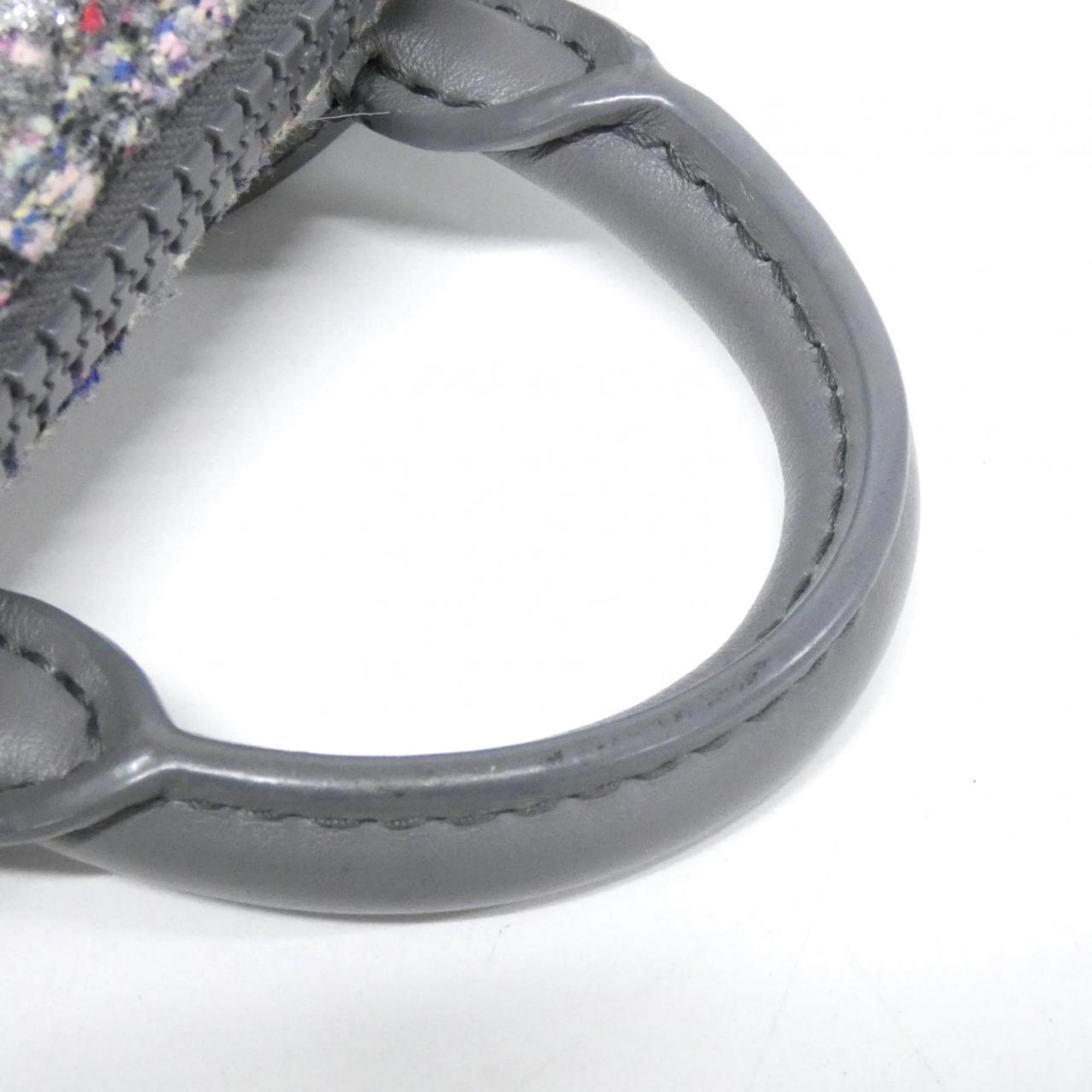 Louis Vuitton Gray Felt Wool Boston Bag (Pre-Owned)