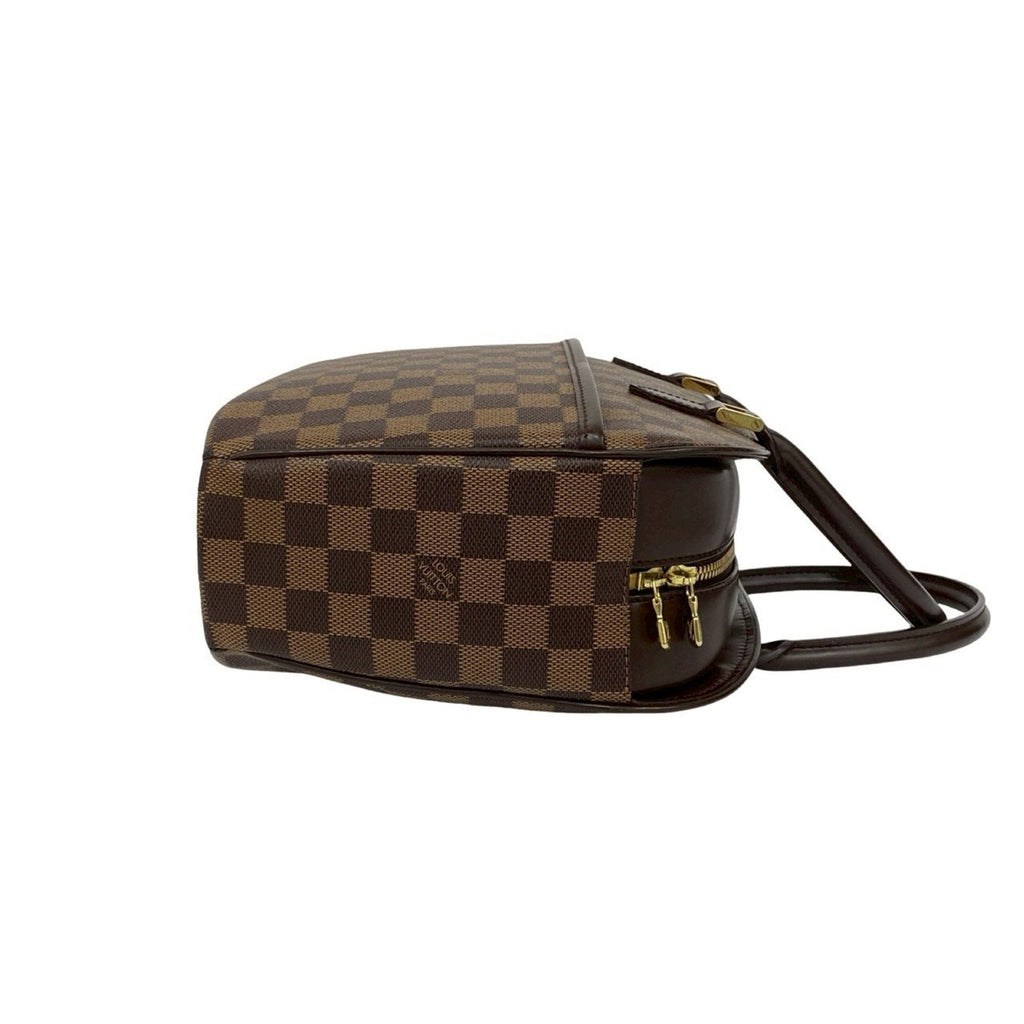 Louis Vuitton Brown Leather Pvc Boston Bag Handbag (Pre-Owned)