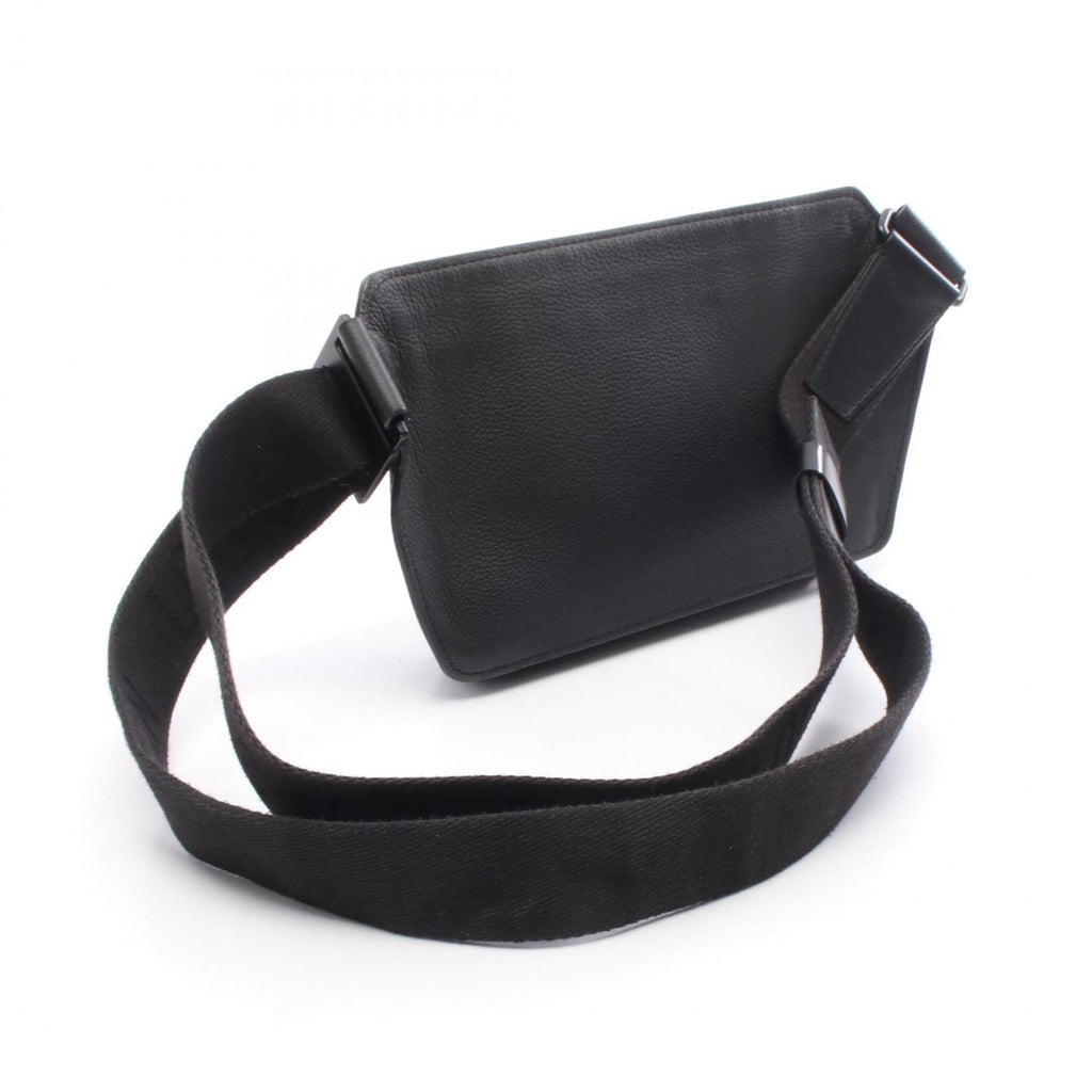Louis Vuitton Black Noir Leather Fanny Pack (Pre-Owned)