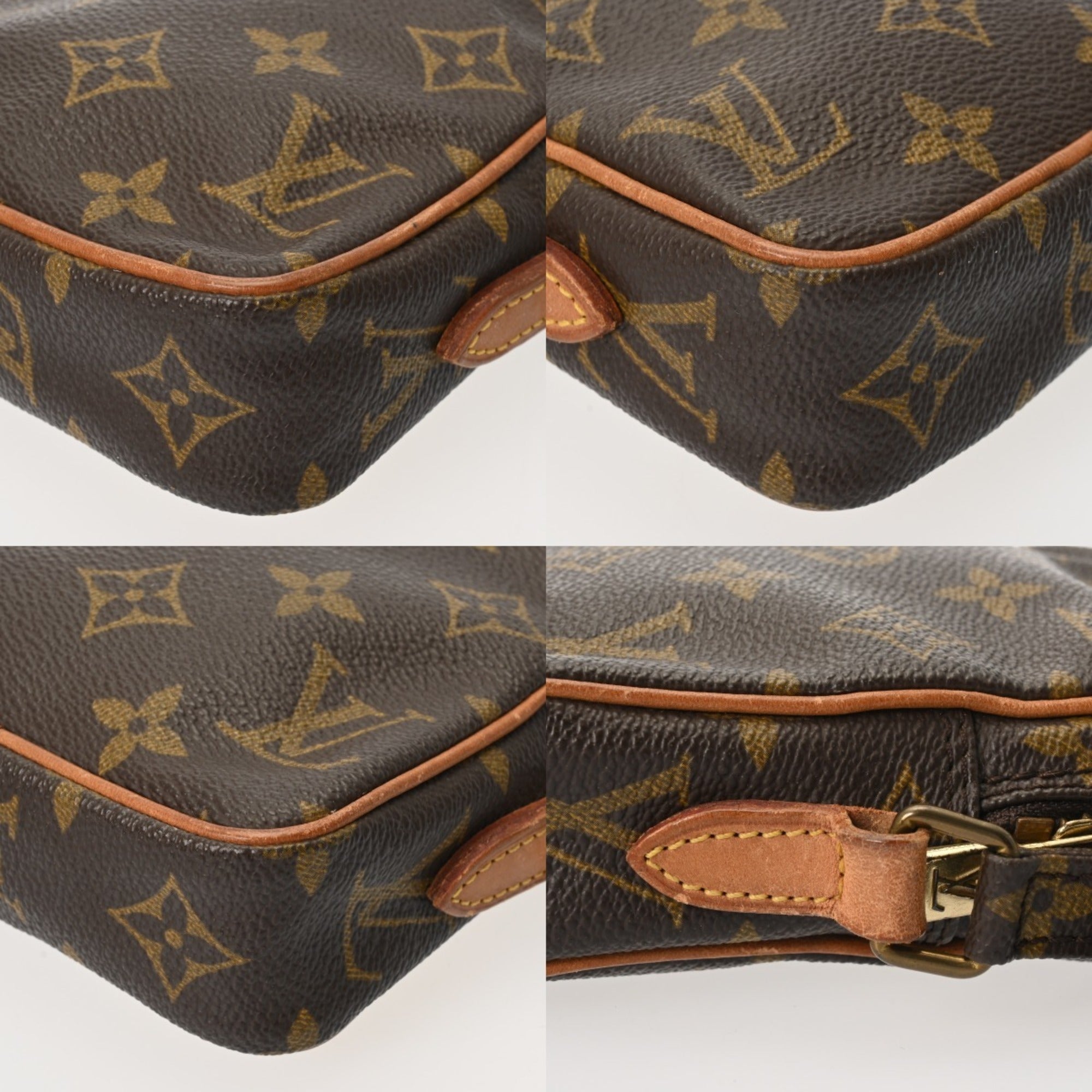 Louis Vuitton Brown Canvas Monogram Shoulder Bag (Pre-Owned)