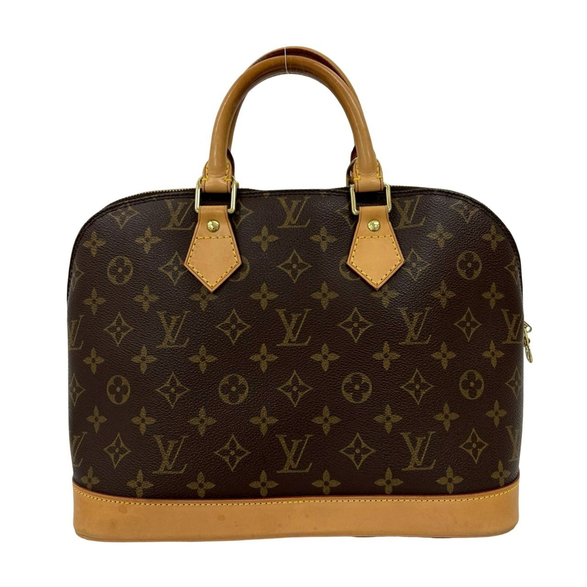 Louis Vuitton Brown Leather Pvc Boston Bag Handbag (Pre-Owned)
