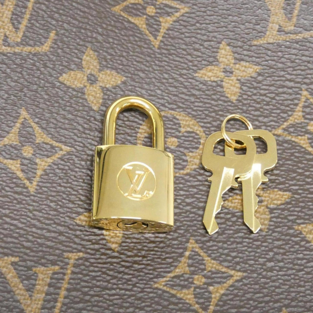 Louis Vuitton Marron Coated Canvas Shoulder Bag (Pre-Owned)