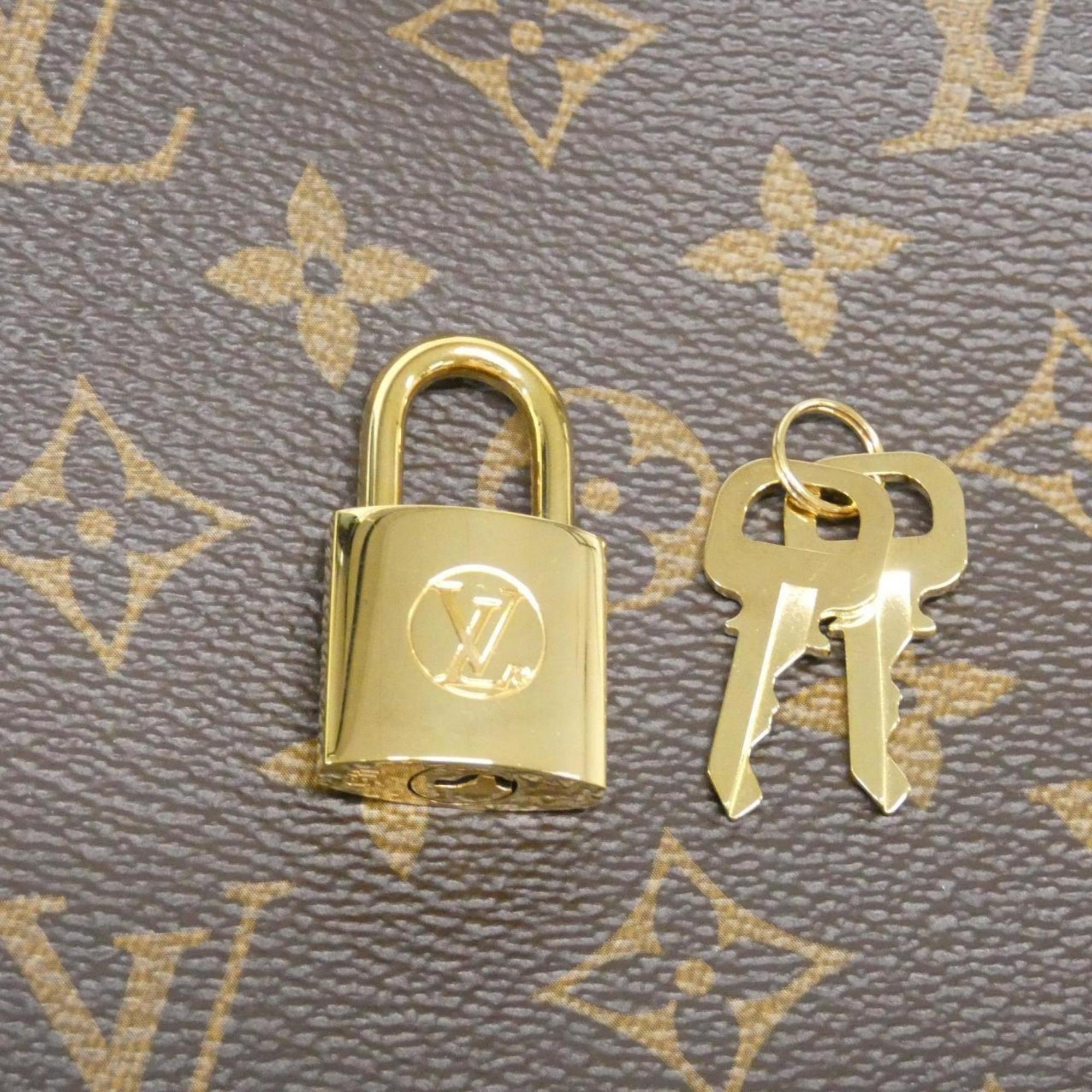 Louis Vuitton Marron Coated Canvas Shoulder Bag (Pre-Owned)