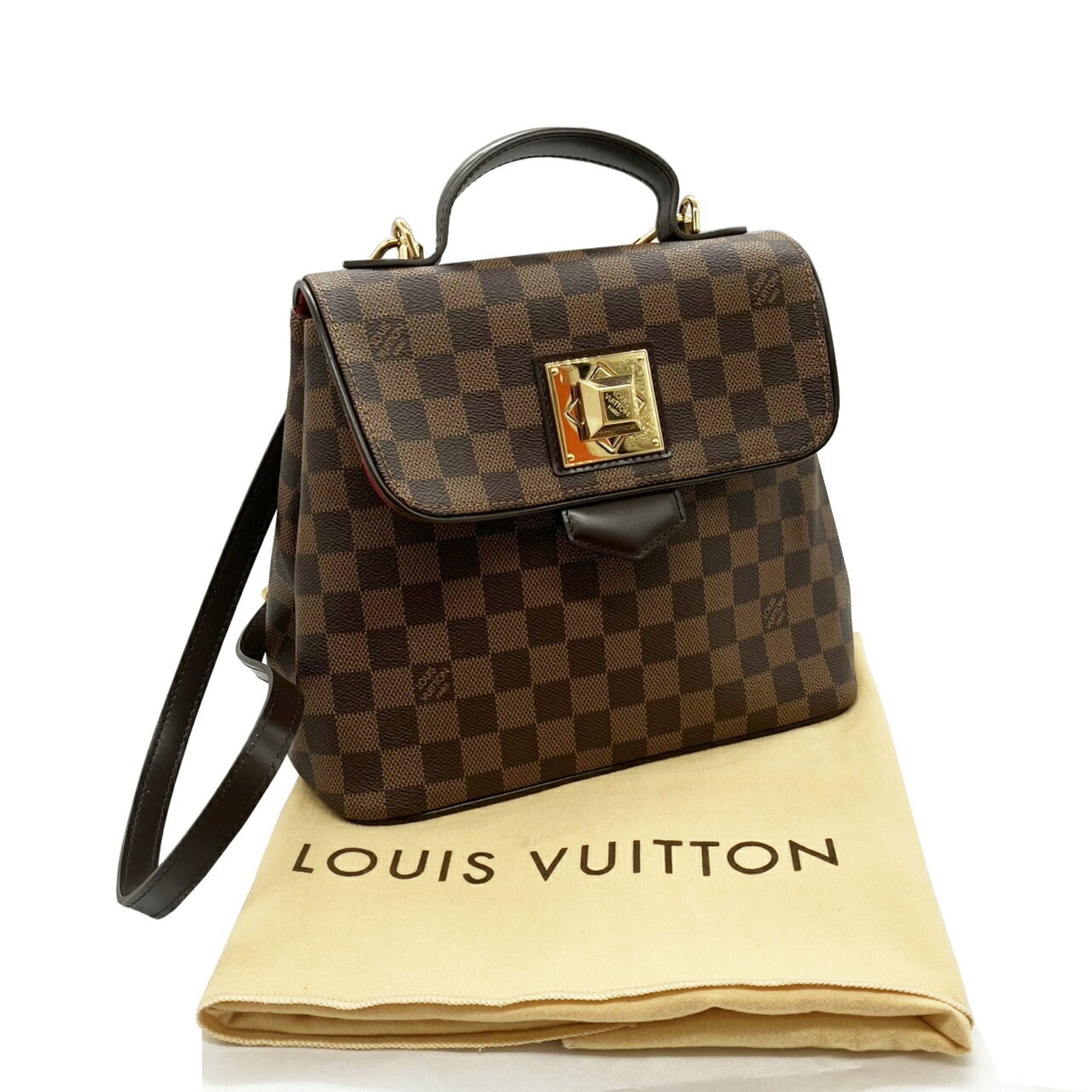 Louis Vuitton Damier Damier Canvas Ebene Shoulder Bag (Pre-Owned)