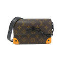 Louis Vuitton Marron Saffron Coated Canvas Shoulder Bag (Pre-Owned)