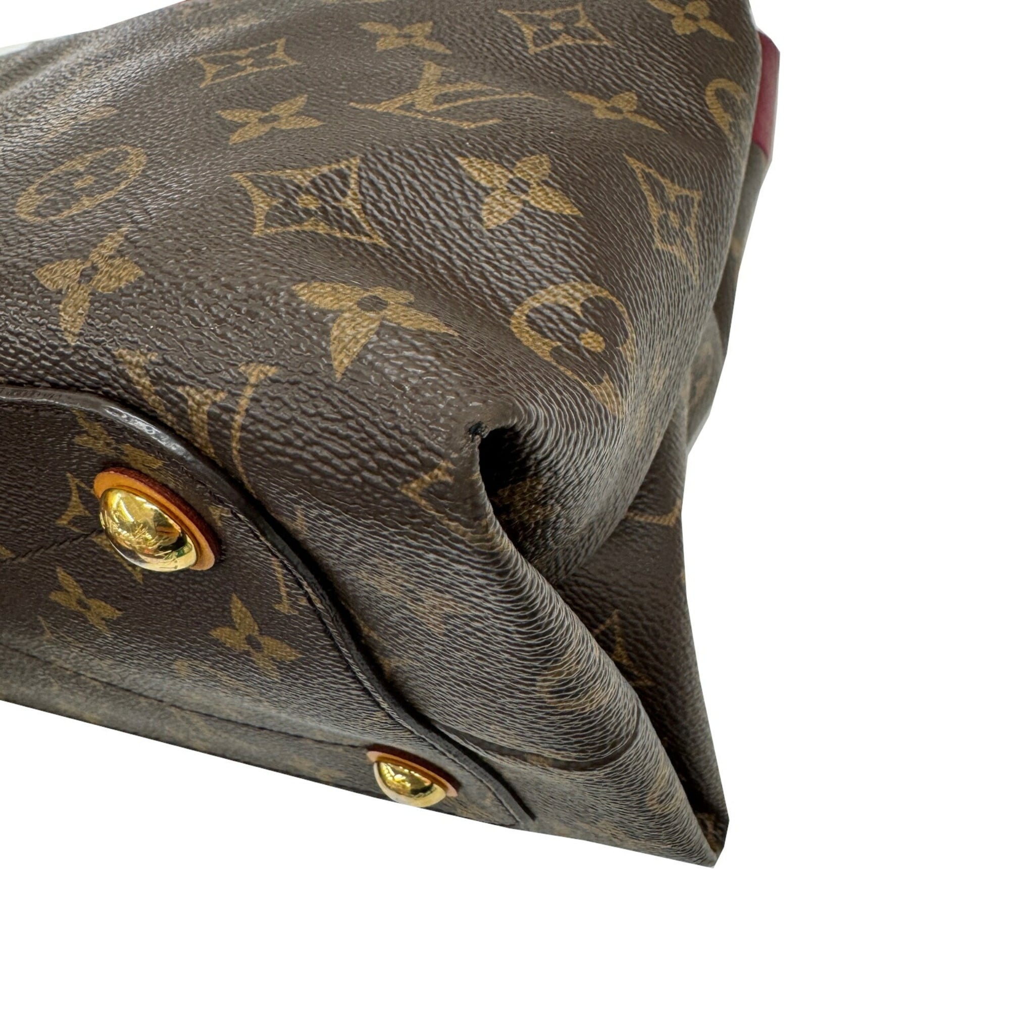 Louis Vuitton Bordeaux Brown Monogram Leather Handbag Tote Bag (Pre-Owned)