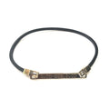 Dog Choker Necklace Stainless Steel Black