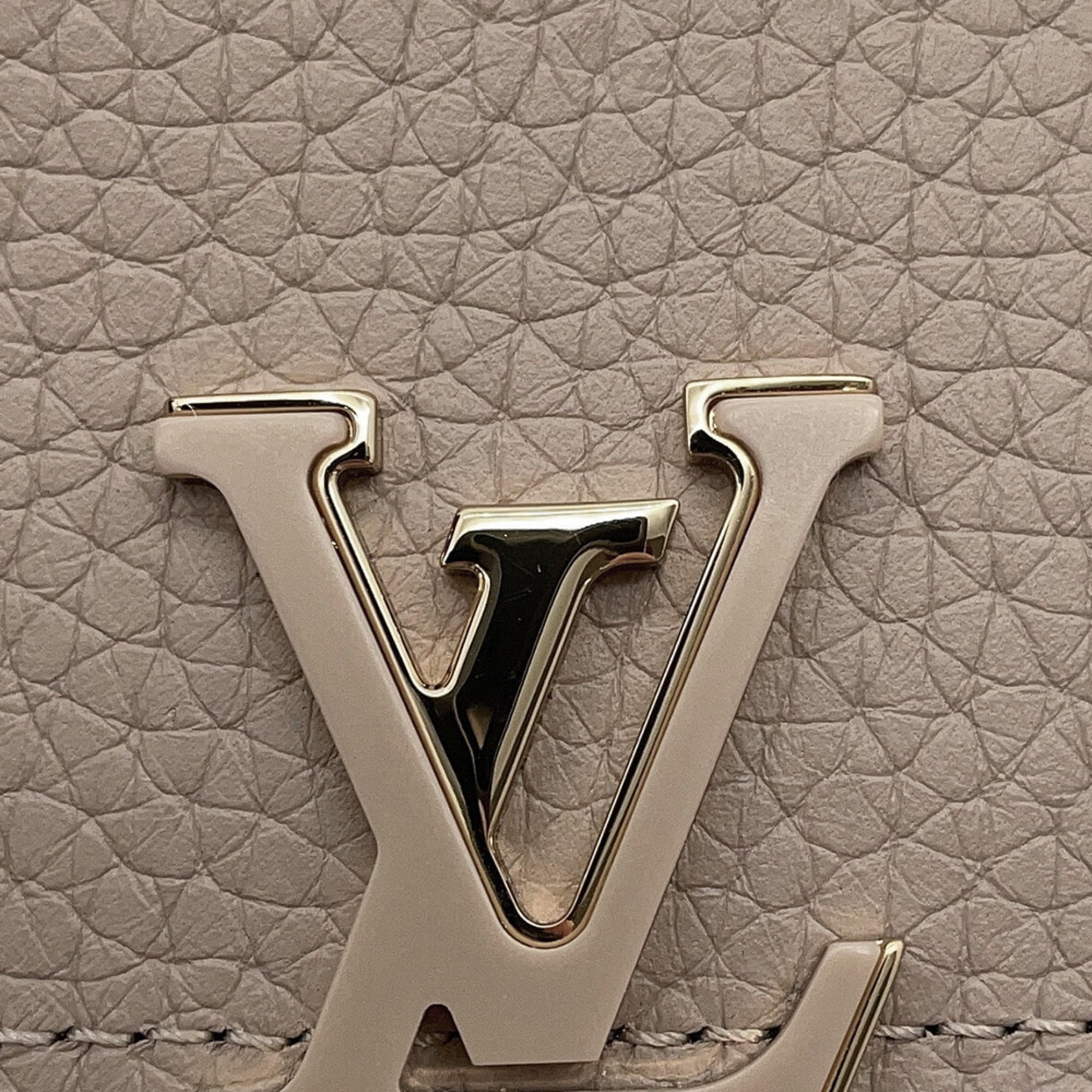 Louis Vuitton Galle Leather Wallet (Tri-Fold) (Pre-Owned)