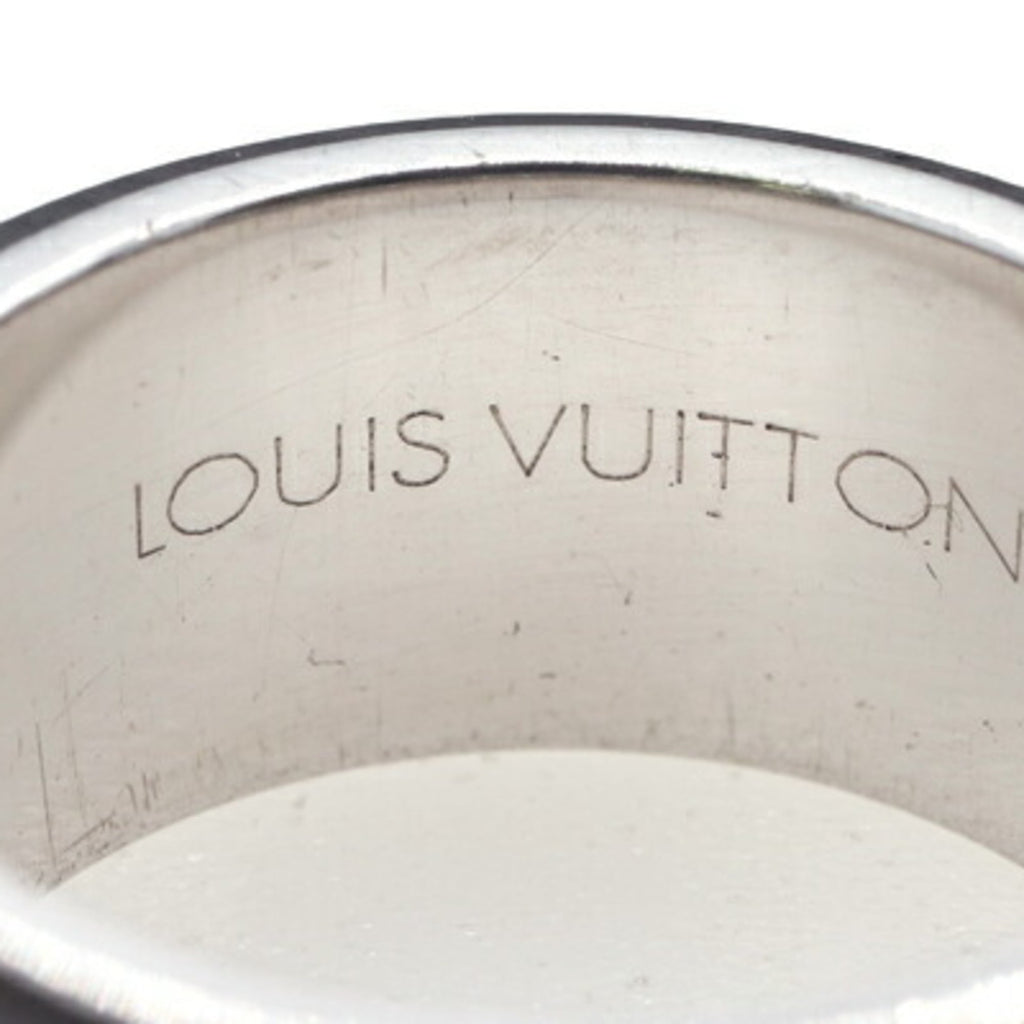 Louis Vuitton Metal Wood Band Ring (Pre-Owned)