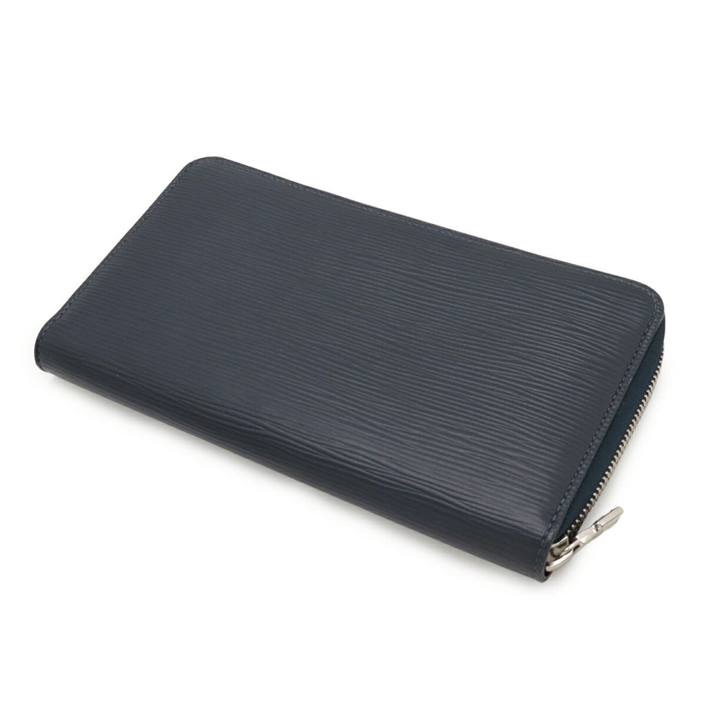 Louis Vuitton Epi Navy Blue Epi Leather Long Wallet (Bi-Fold) (Pre-Owned)