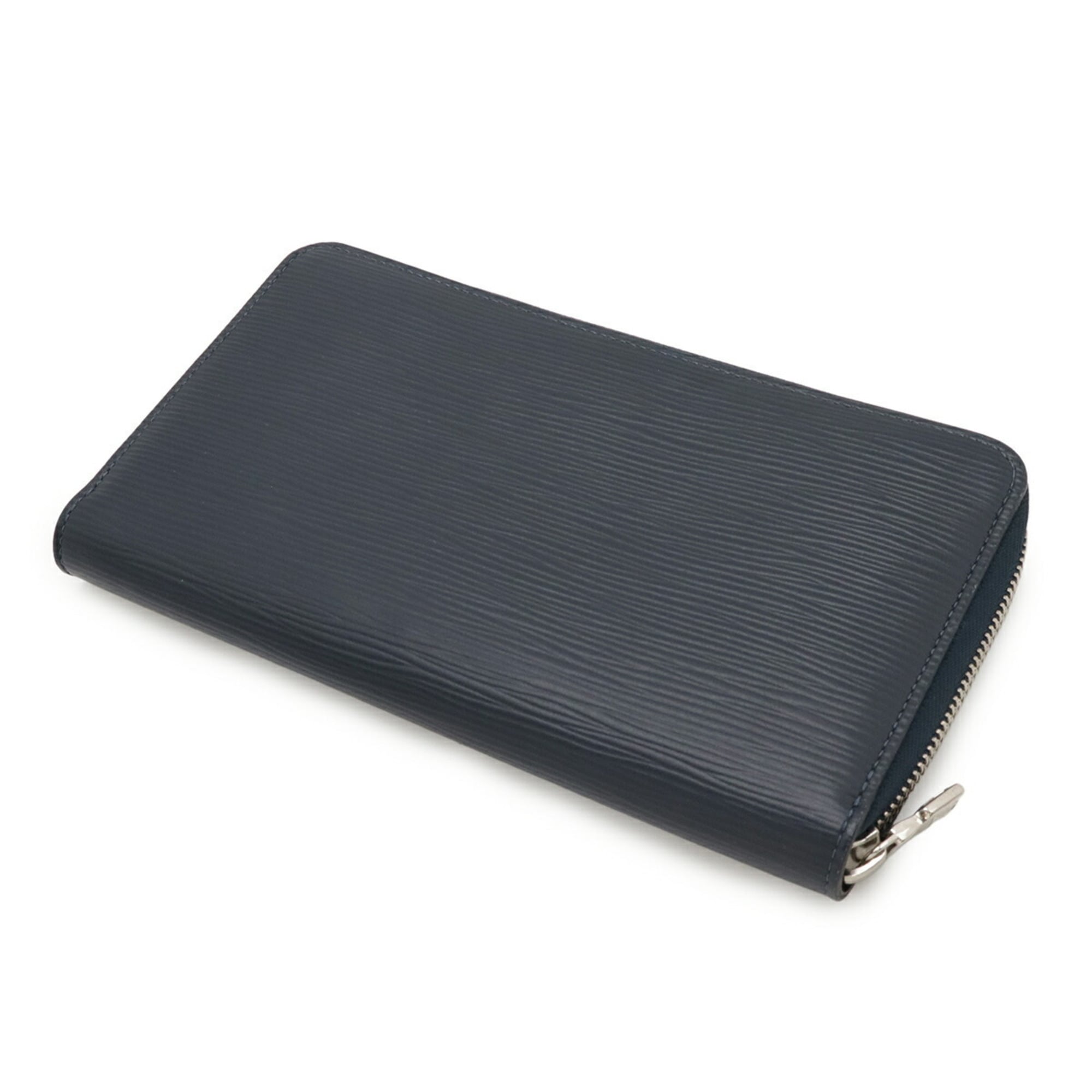 Louis Vuitton Epi Navy Blue Epi Leather Long Wallet (Bi-Fold) (Pre-Owned)