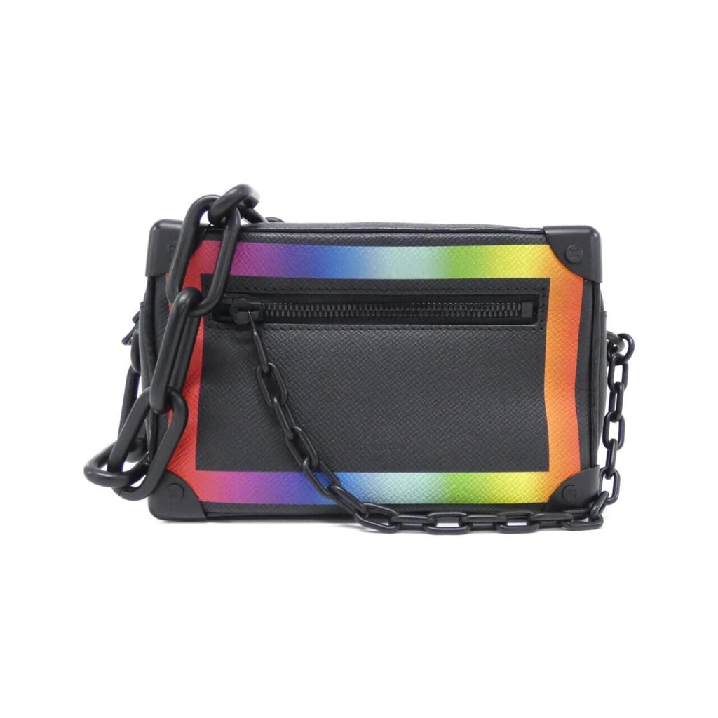 Louis Vuitton Black Leather Shoulder Bag (Pre-Owned)