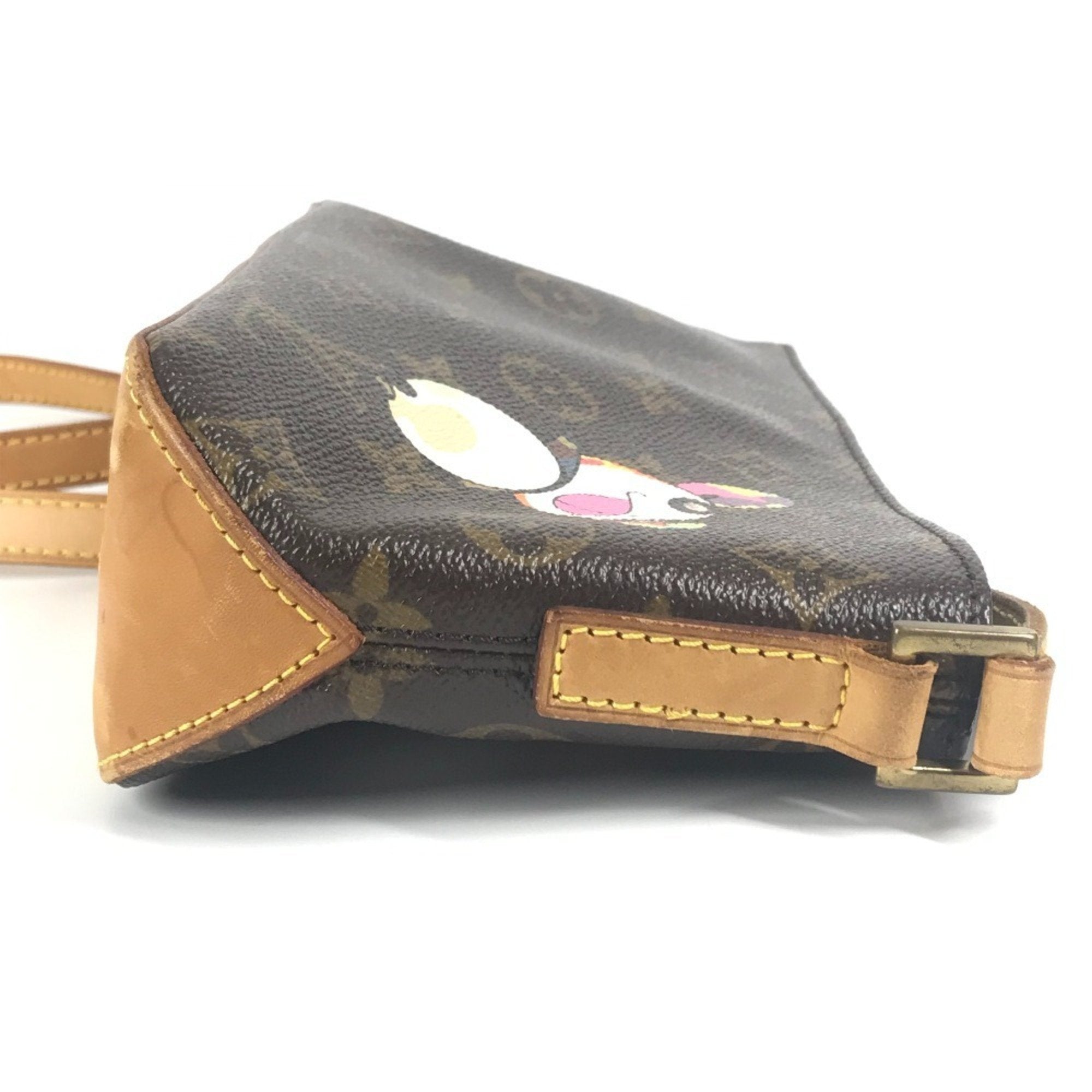 Louis Vuitton Brown Monogram Panda Multi-Color Monogram Pochette Shoulder Bag (Pre-Owned)