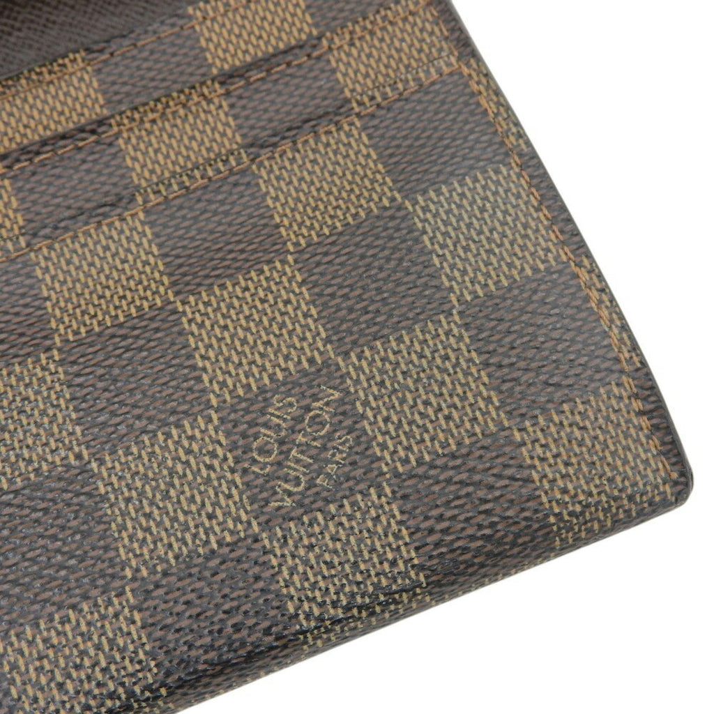 Louis Vuitton Ebene Pvc Long Wallet (Bi-Fold) (Pre-Owned)