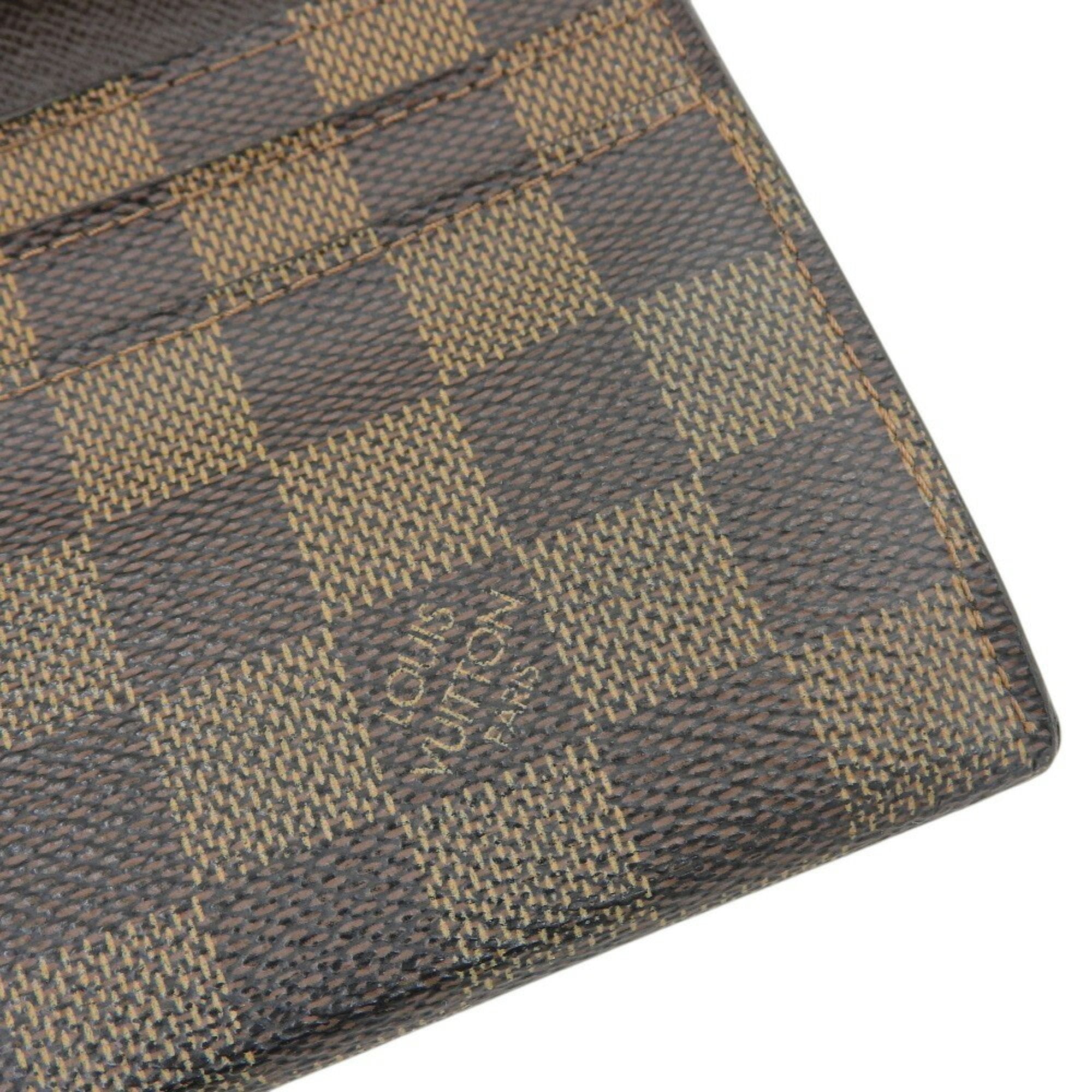 Louis Vuitton Ebene Pvc Long Wallet (Bi-Fold) (Pre-Owned)