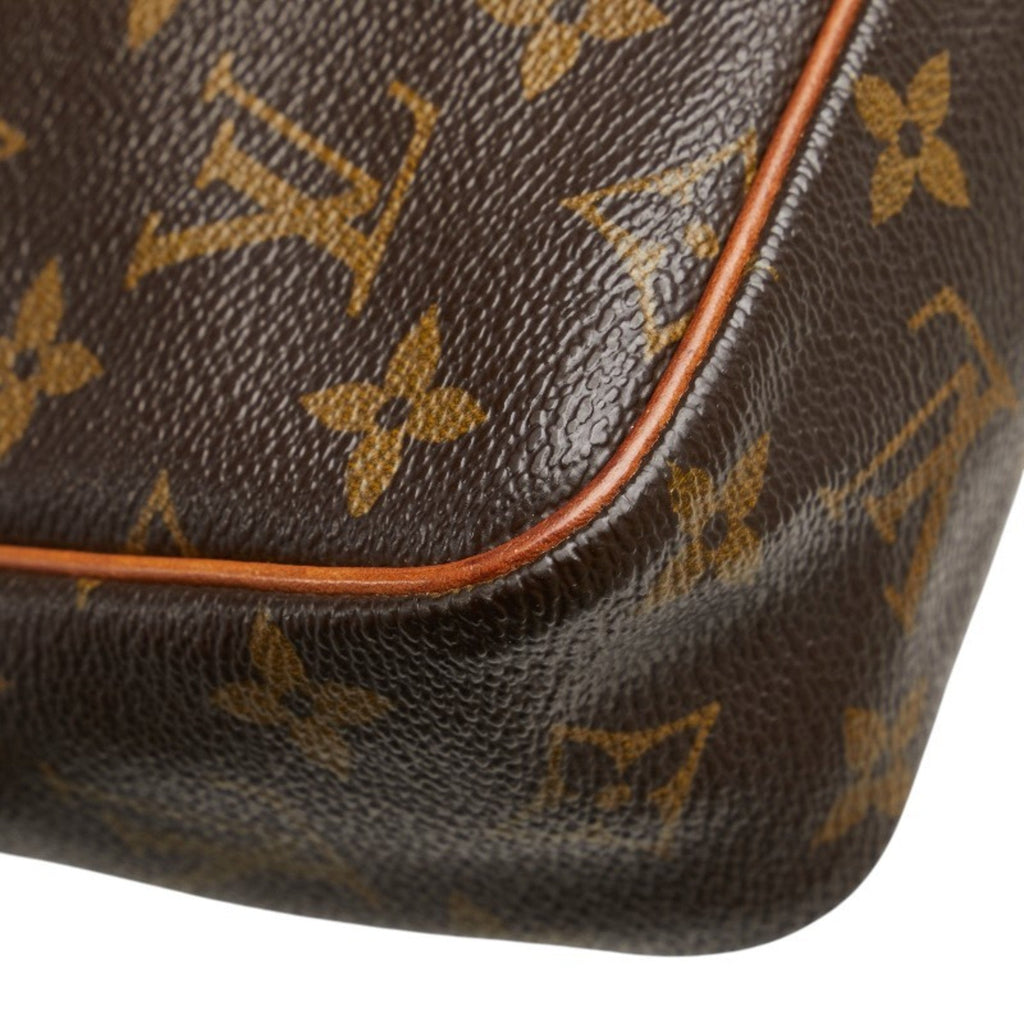 Louis Vuitton Brown Pvc Leather Clutch Bag Handbag (Pre-Owned)